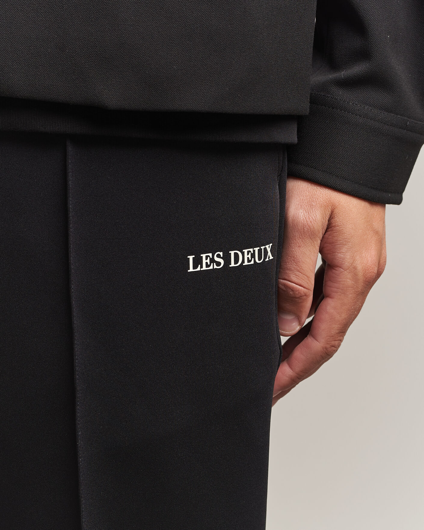 Uomini | Pantaloni | LES DEUX | Ballier Casual Track Pants Black