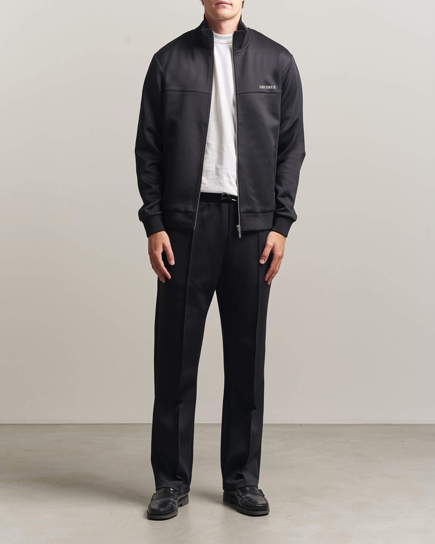 Uomini | Maglieria | LES DEUX | Ballier Track Jacket Black