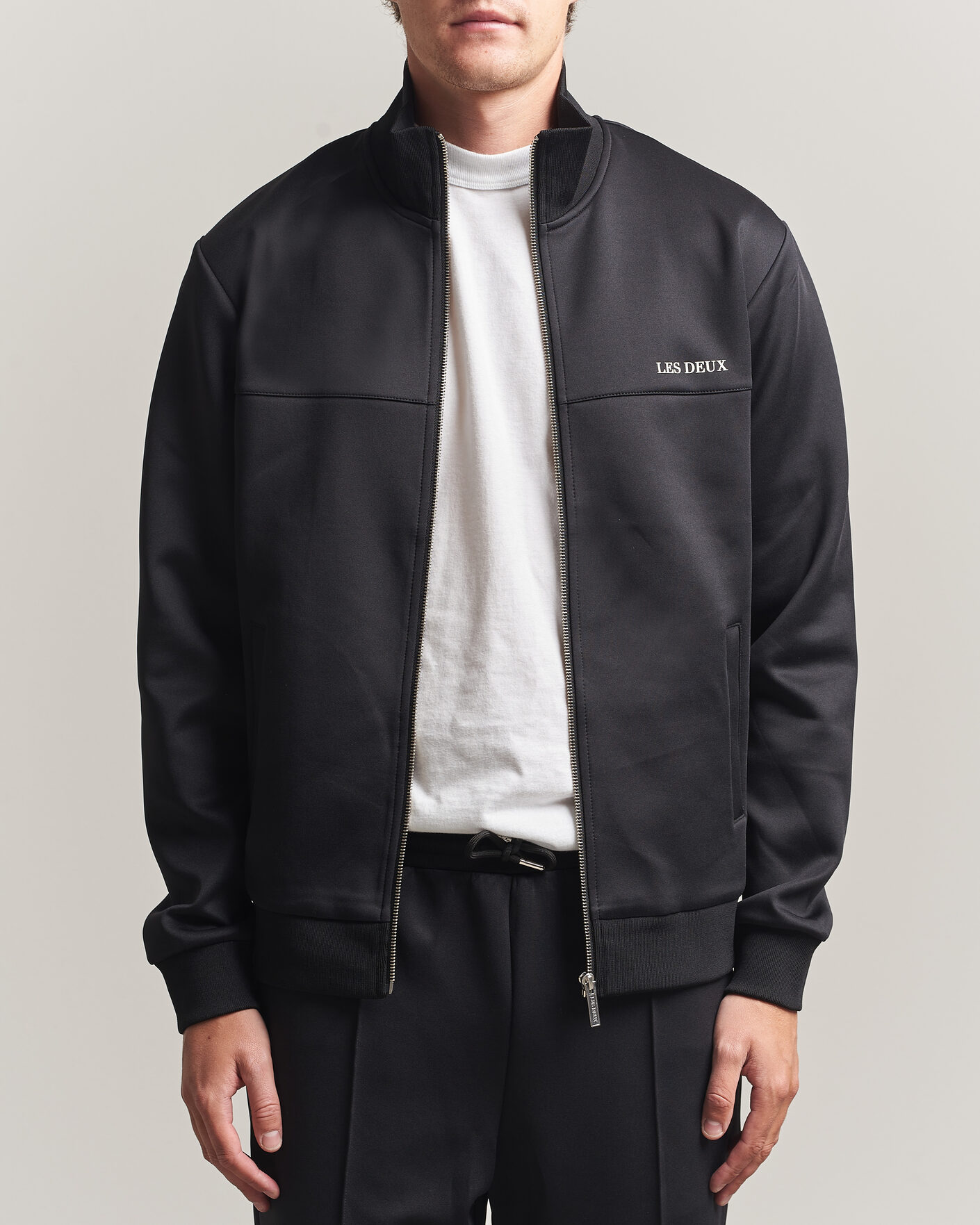 Uomini | Maglieria | LES DEUX | Ballier Track Jacket Black
