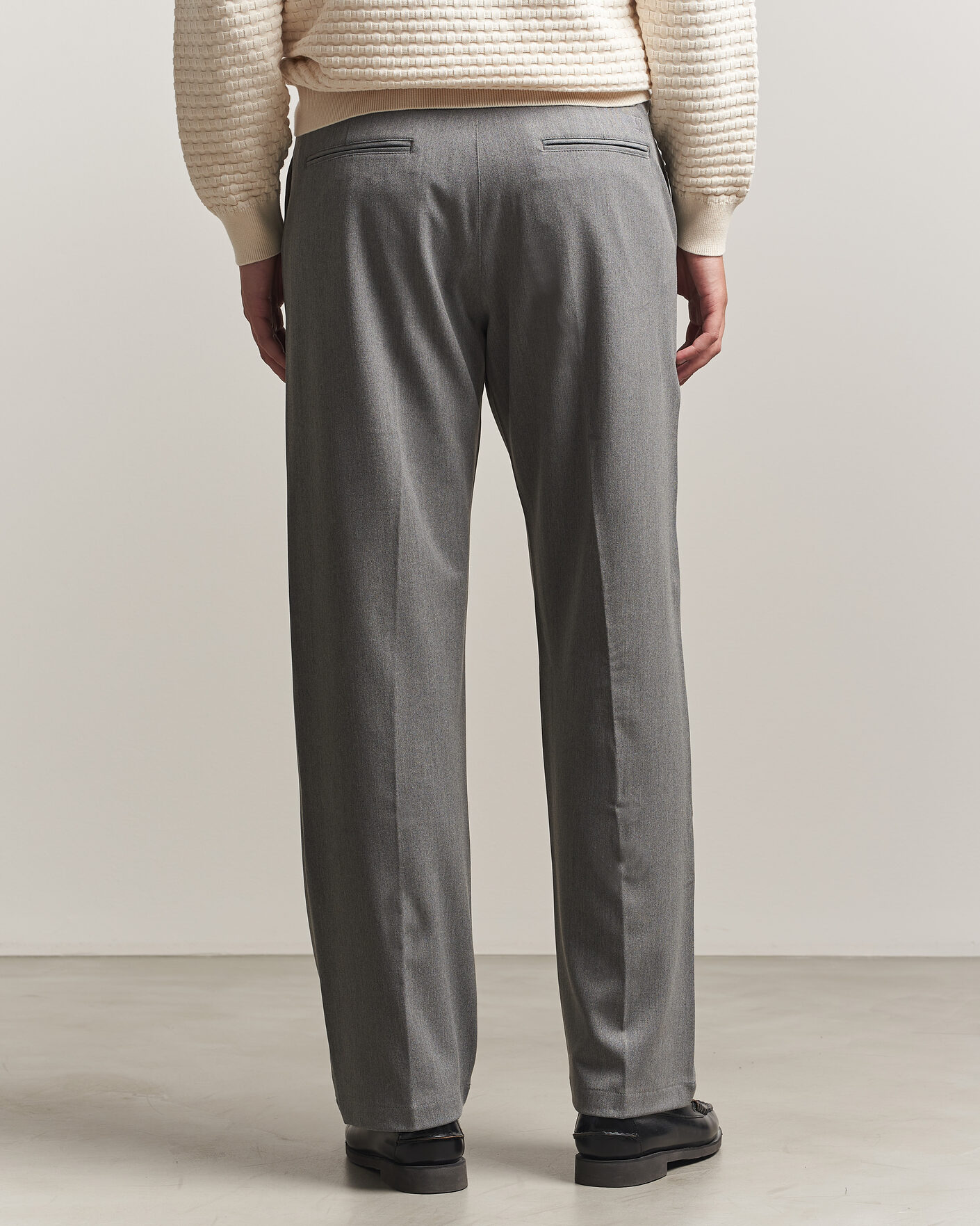 Uomini | Pantaloni | LES DEUX | Como Solid Slack Pants Grey Melange