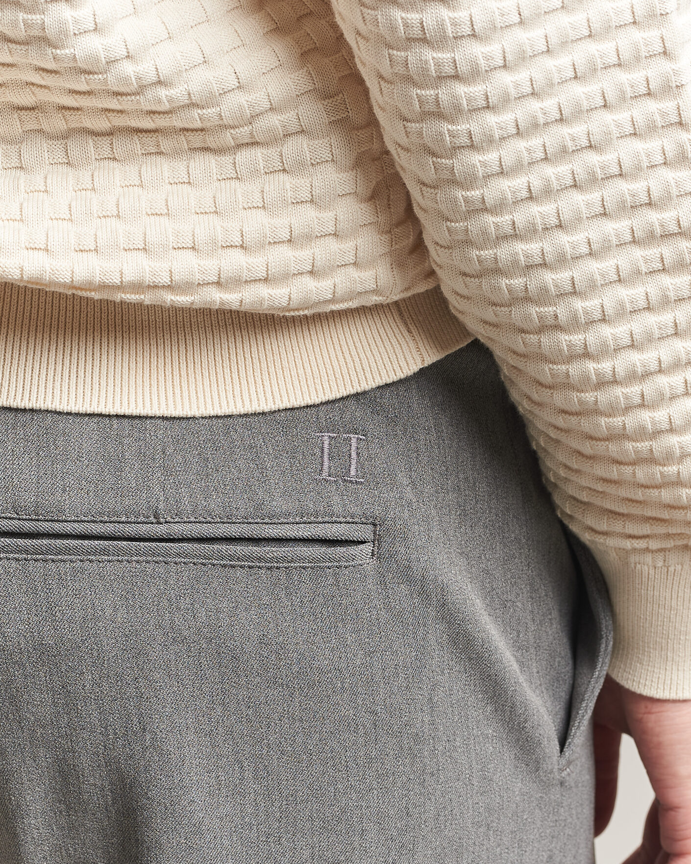 Uomini | Pantaloni | LES DEUX | Como Solid Slack Pants Grey Melange