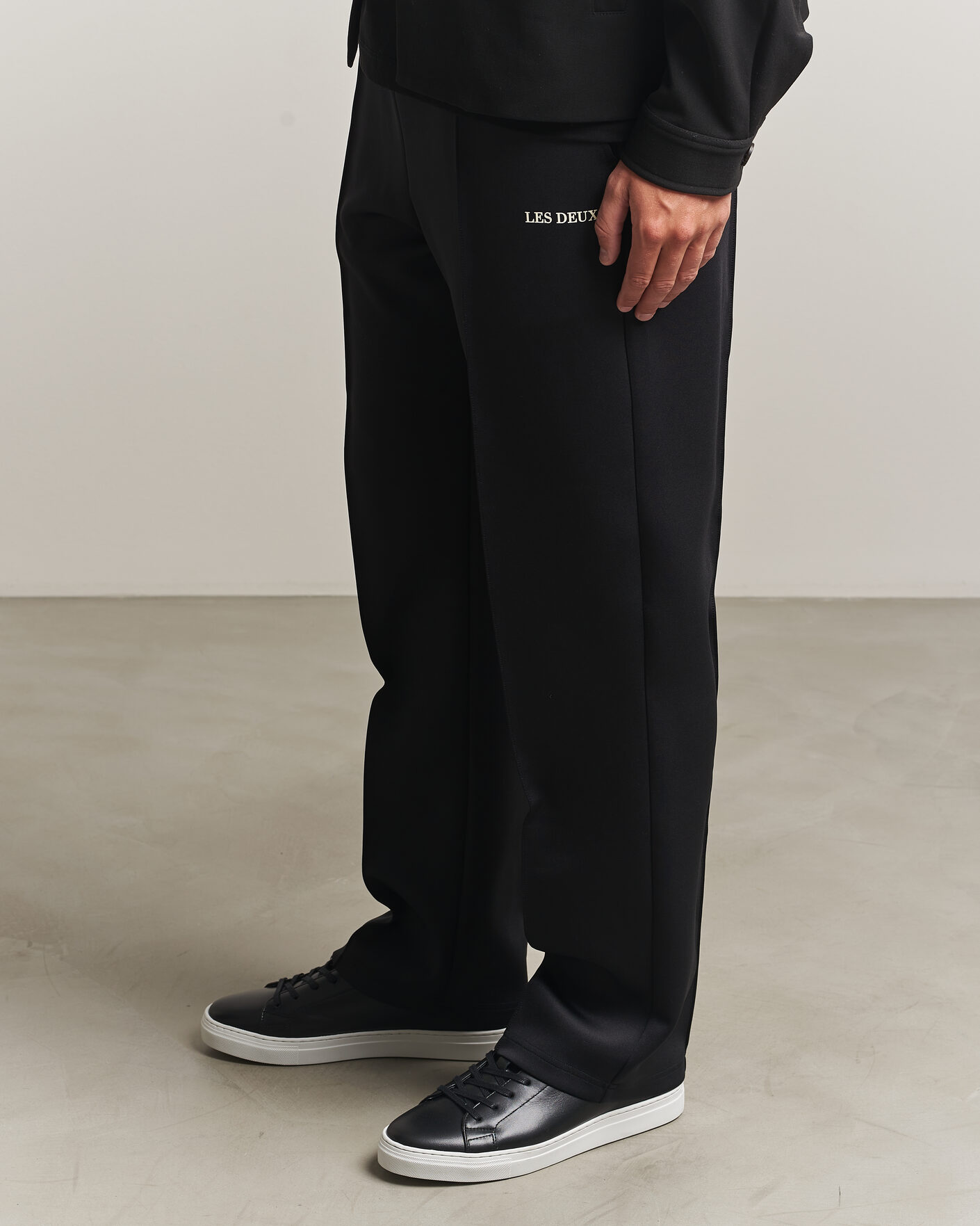 Uomini | Sneakers | LES DEUX | Signature Leather Sneaker Black