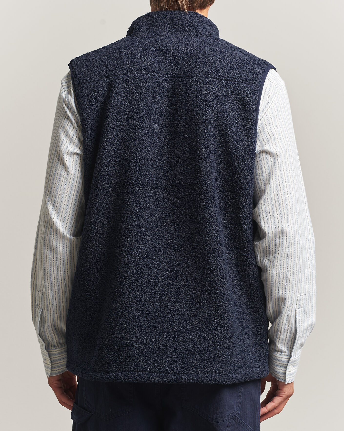 Uomini | Gilet | LES DEUX | Patch Teddy Vest Dark Navy