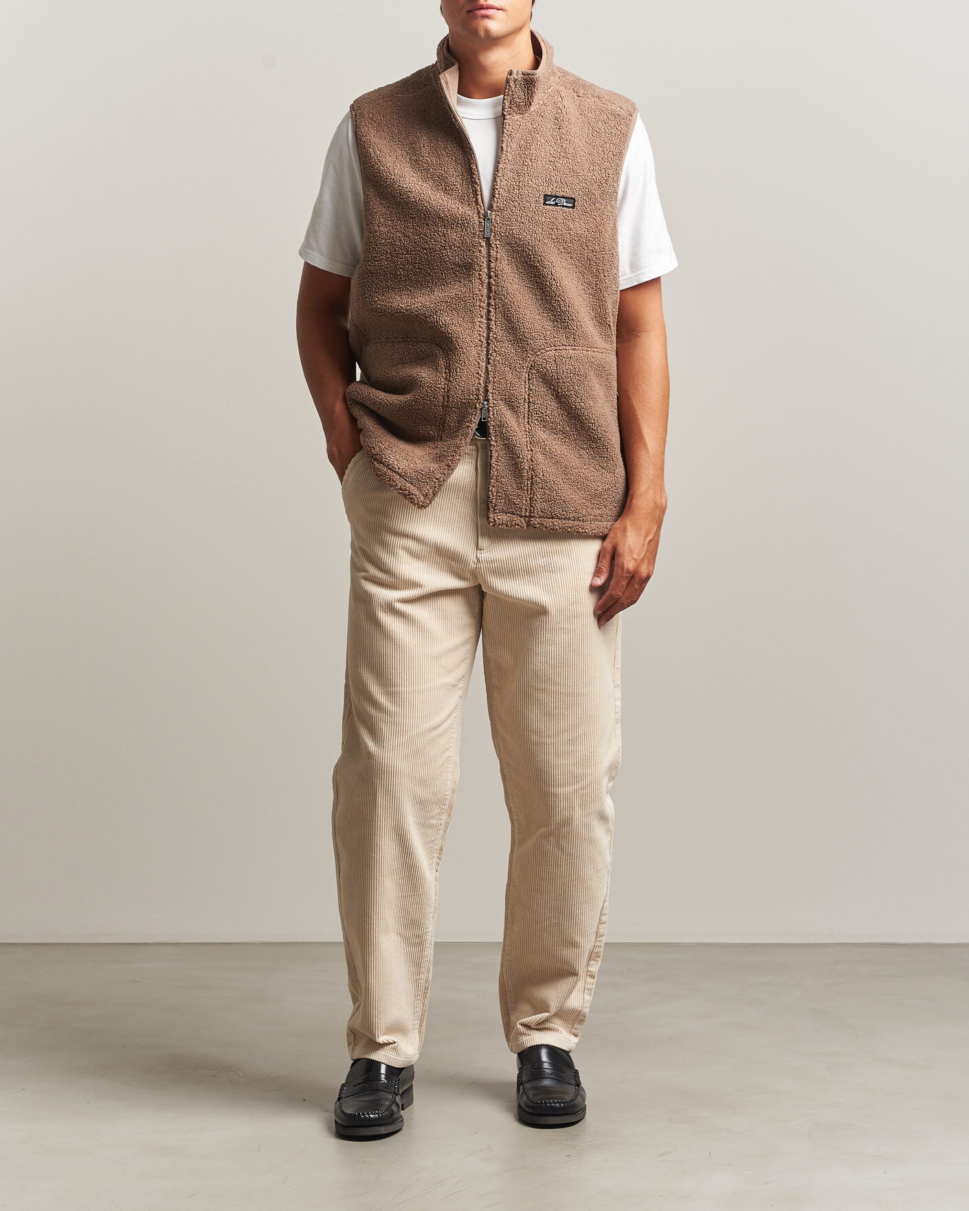 Uomini | Gilet | LES DEUX | Patch Teddy Vest Caribou