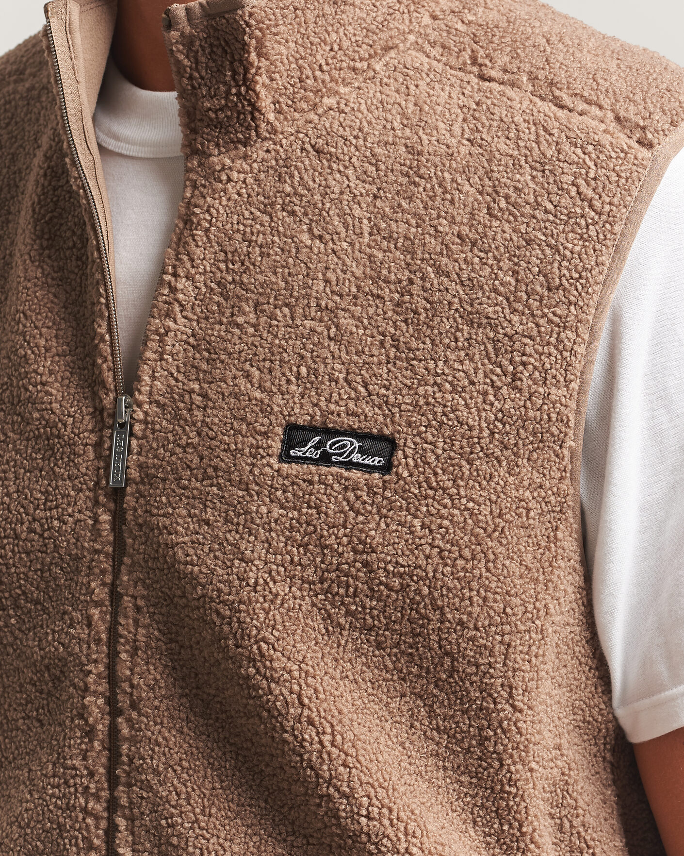 Uomini | Gilet | LES DEUX | Patch Teddy Vest Caribou