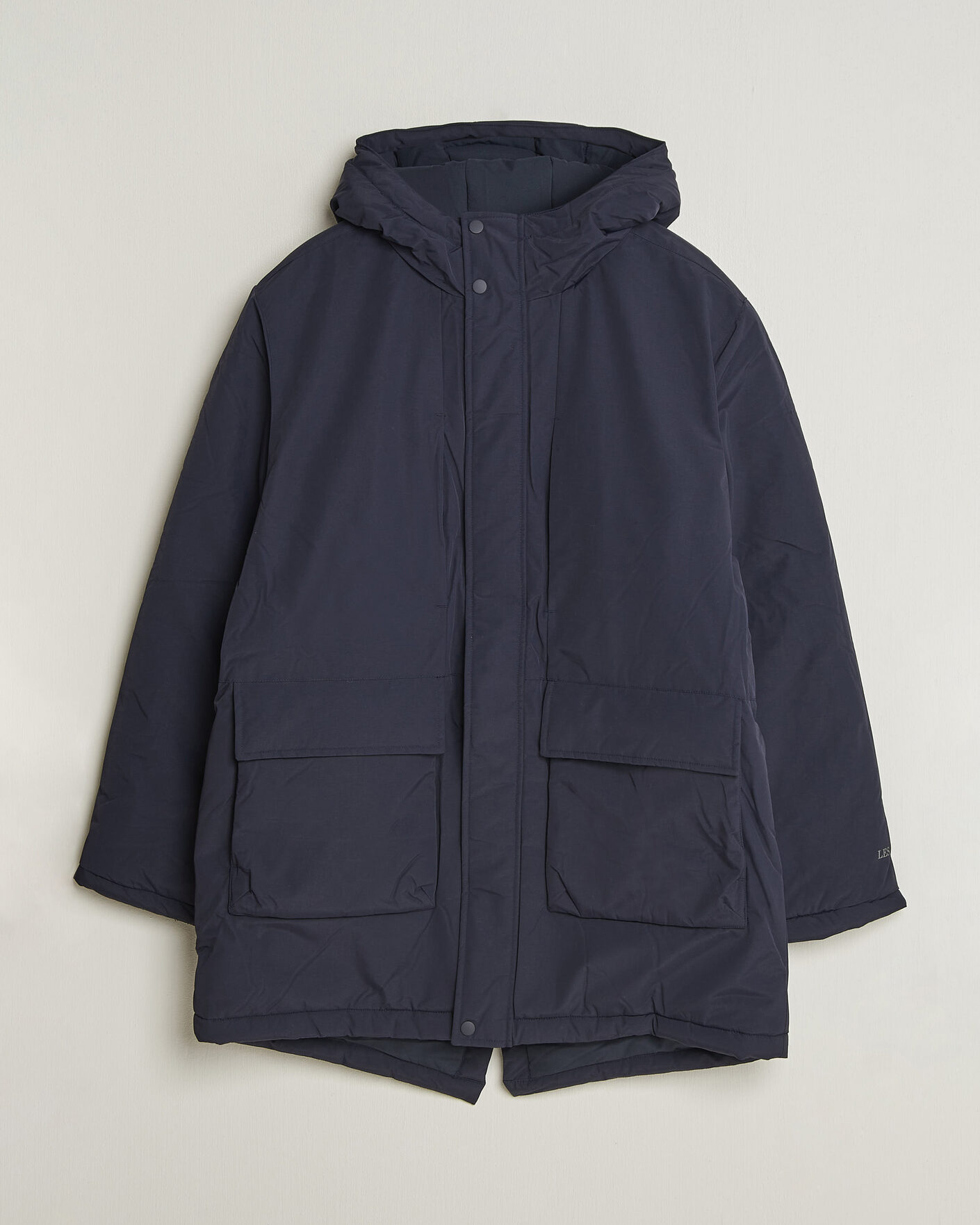 Uomini | Giacche | LES DEUX | Padded Parka Coat Dark Navy