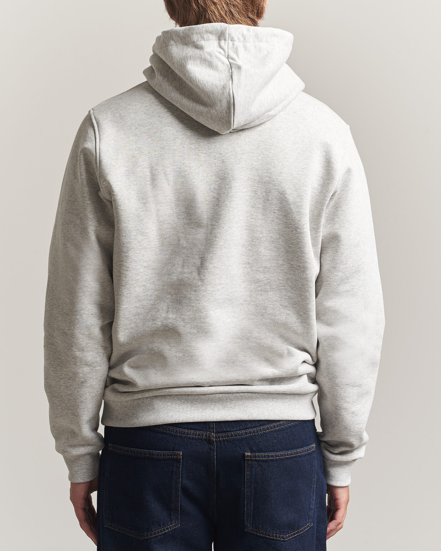 Uomini | Maglieria | LES DEUX | Market Hoodie Snow Melange