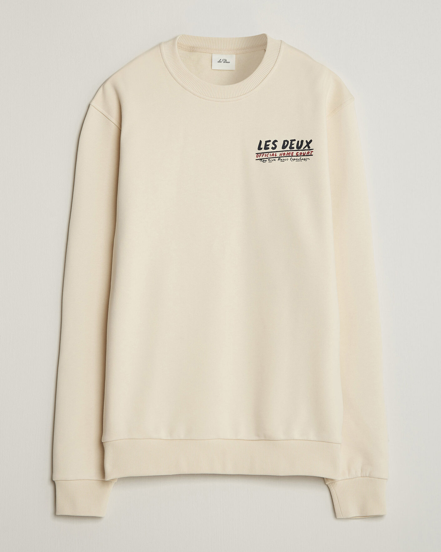 Uomini | Maglieria | LES DEUX | Record Sweatshirt Ivory