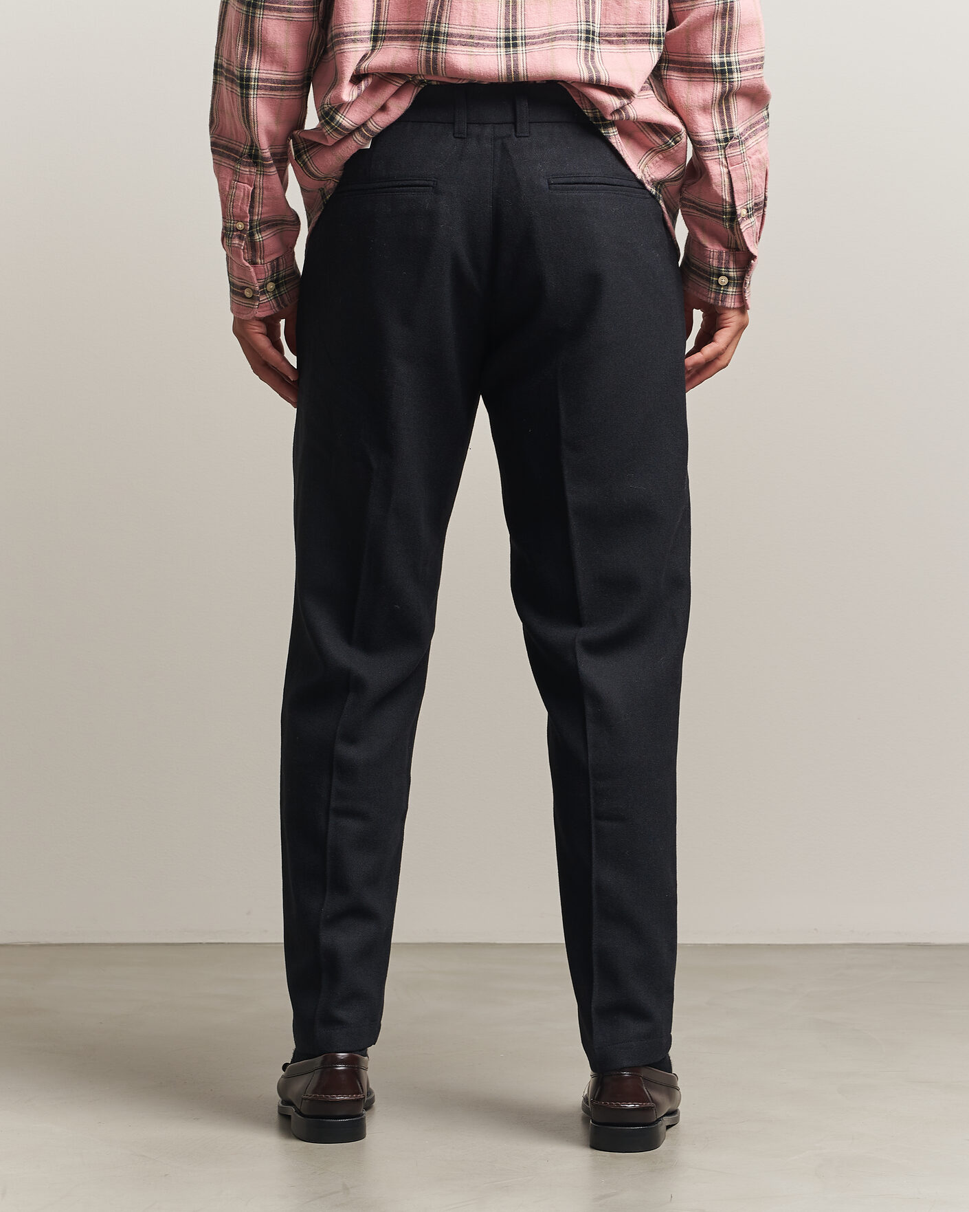 Uomini | Pantaloni | LES DEUX | Wool Reg Suit Pants Dark Navy