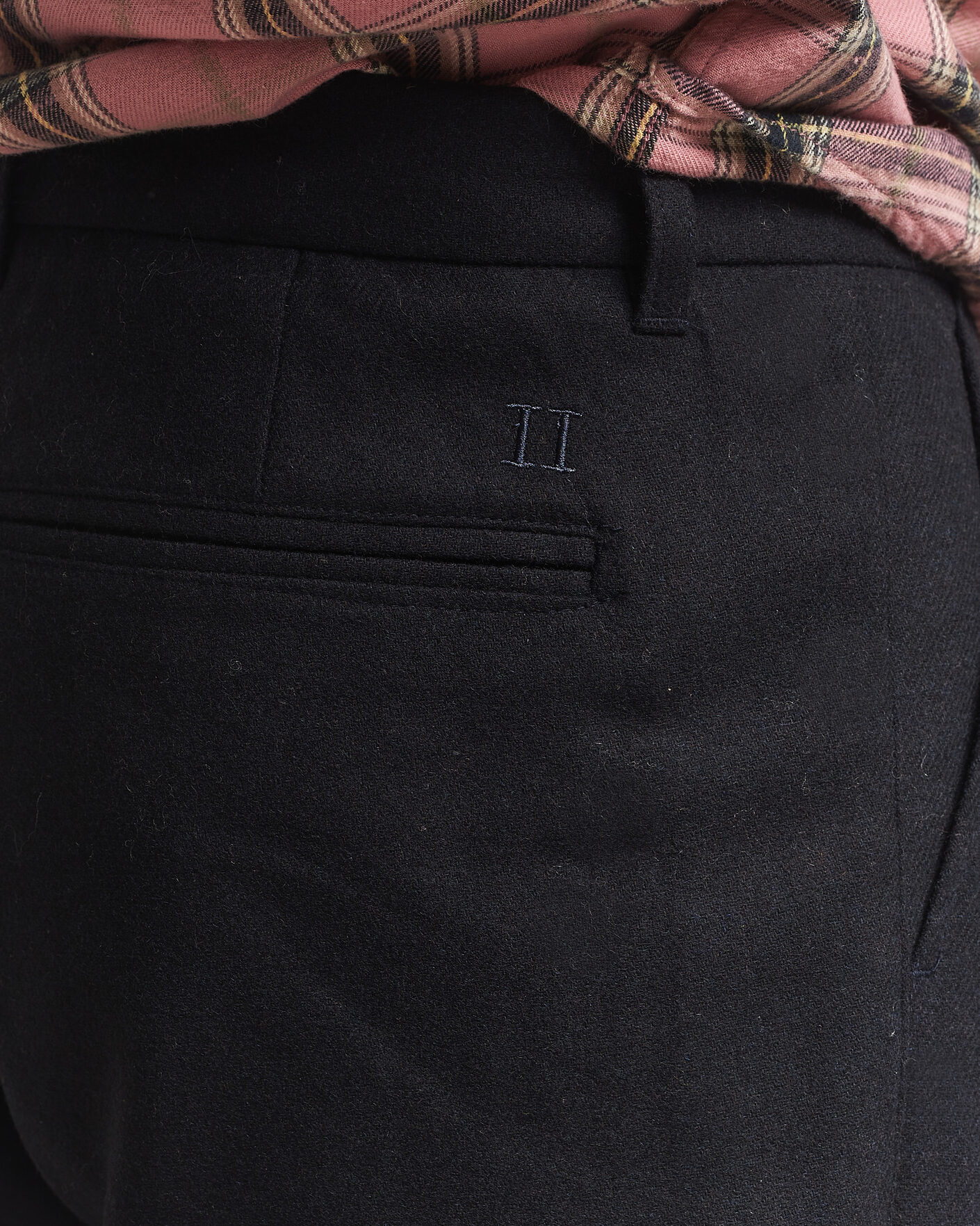 Uomini | Pantaloni | LES DEUX | Wool Reg Suit Pants Dark Navy
