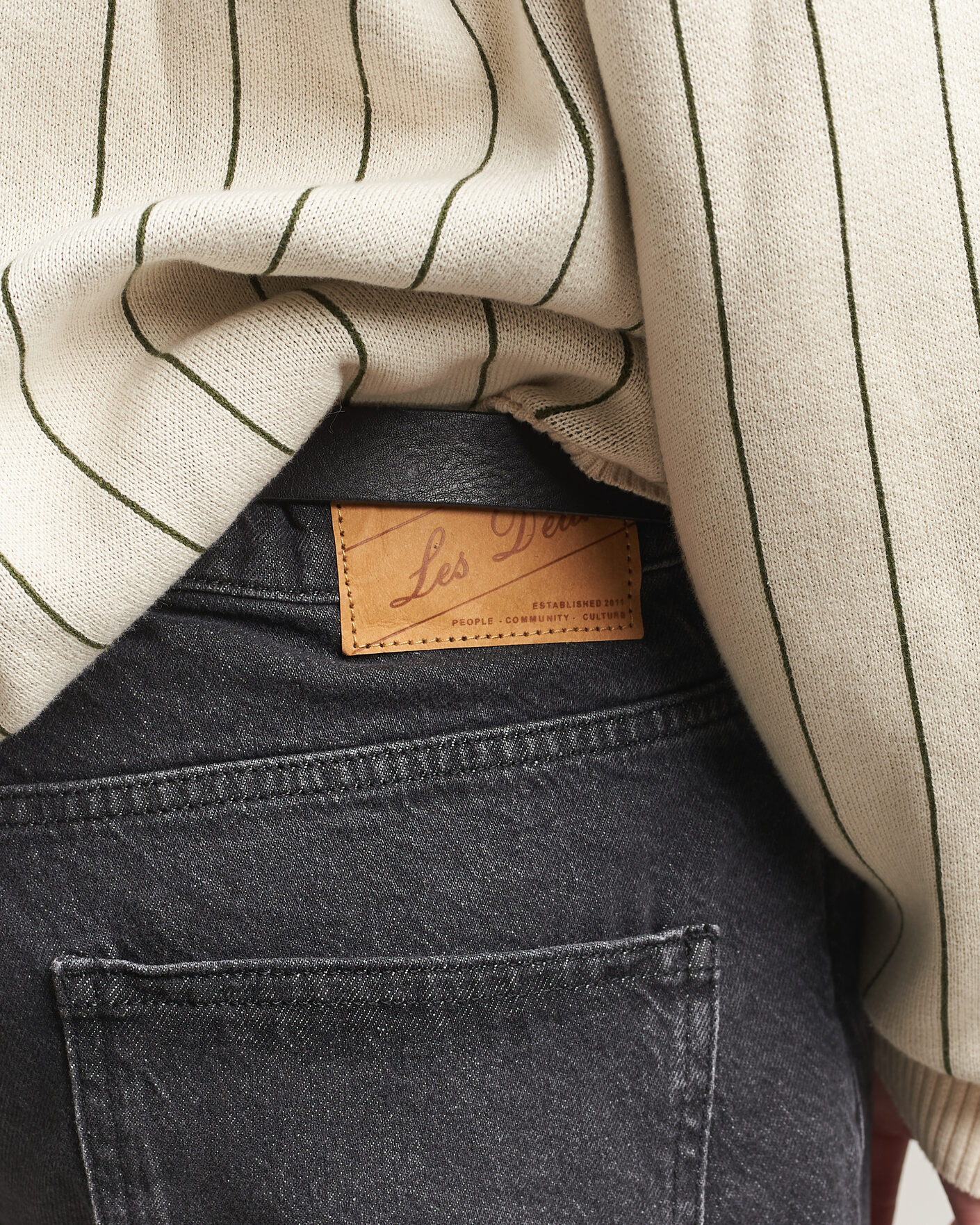 Uomini | Jeans | LES DEUX | Ryder Denim Jeans Black Wash
