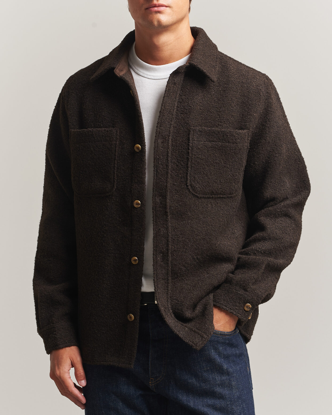 Uomini | Camicie | LES DEUX | Boucle Overshirt Delicioso