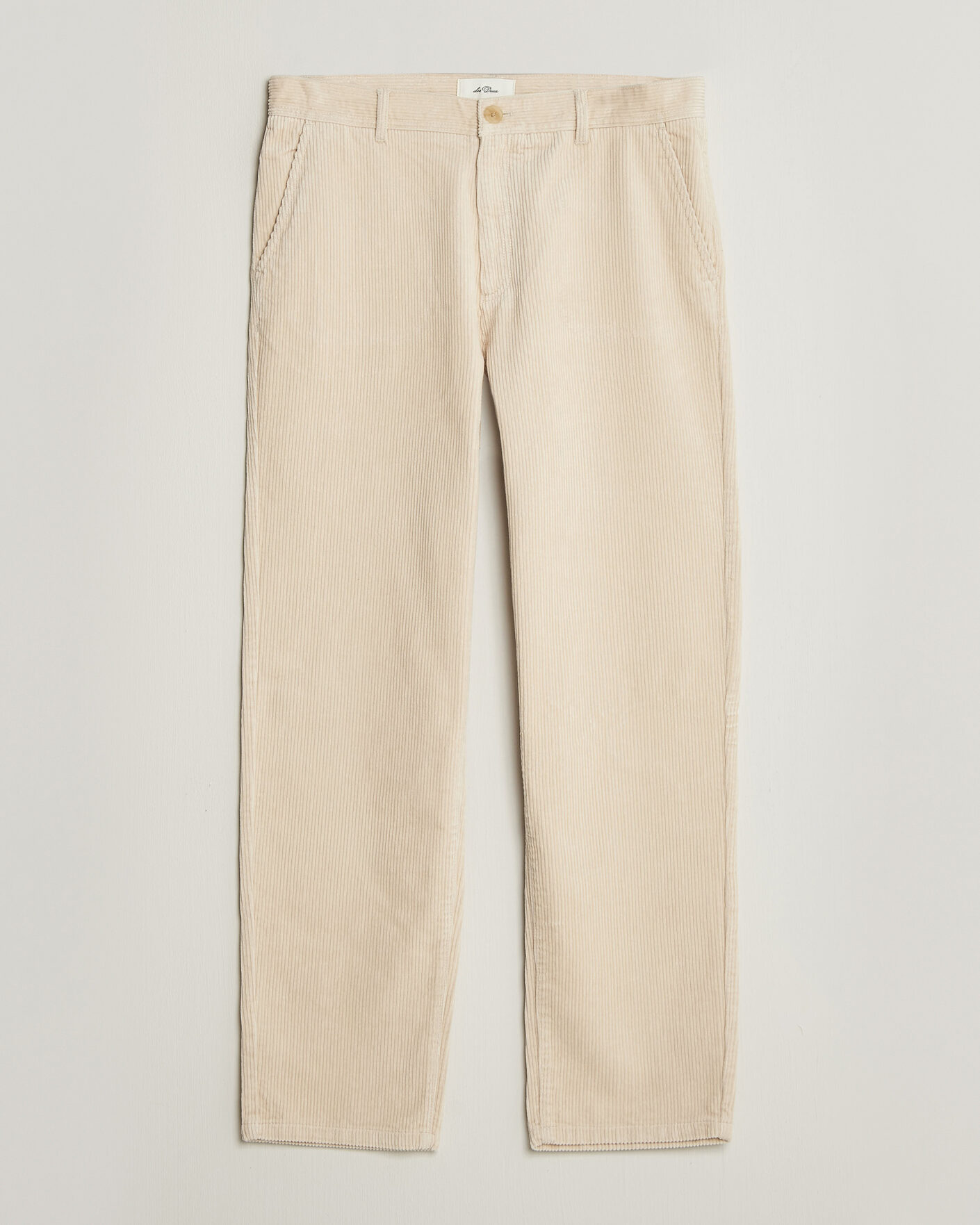 Uomini | Pantaloni | LES DEUX | Corduroy Tapered Pants Ivory