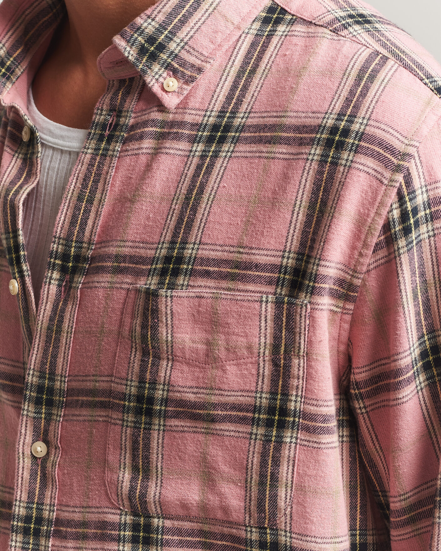 Uomini | Camicie | LES DEUX | Vintage Check Shirt India Ink