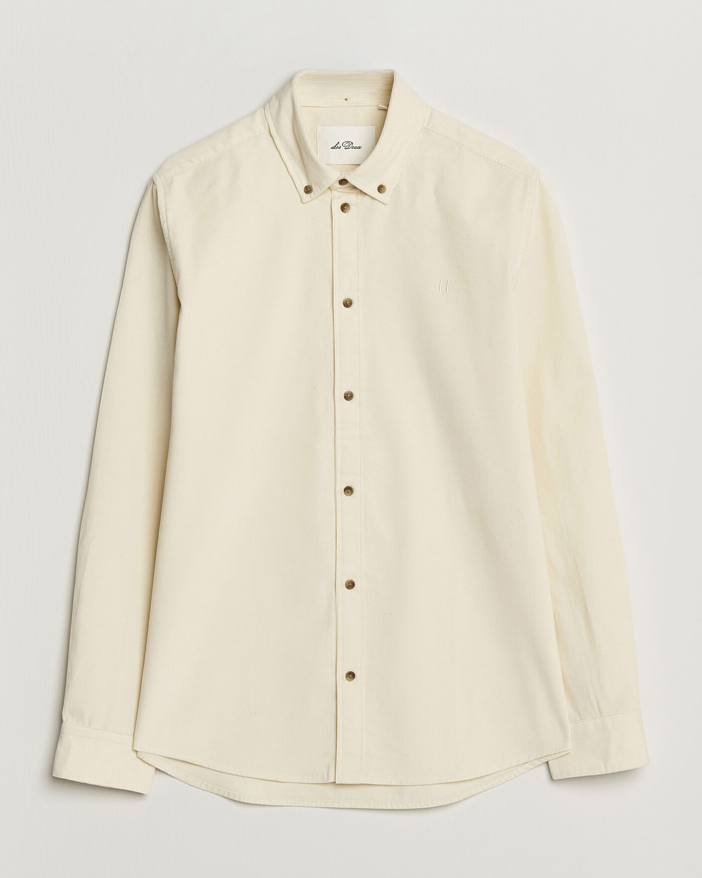 Uomini | Camicie | LES DEUX | Pinwale Corduroy Shirt Ivory