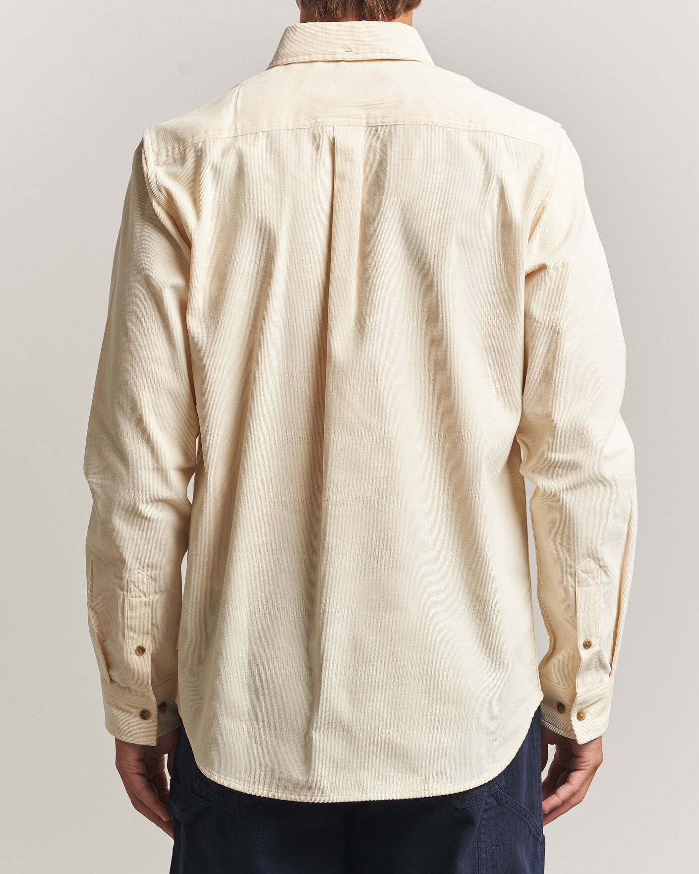 Uomini | Camicie | LES DEUX | Pinwale Corduroy Shirt Ivory