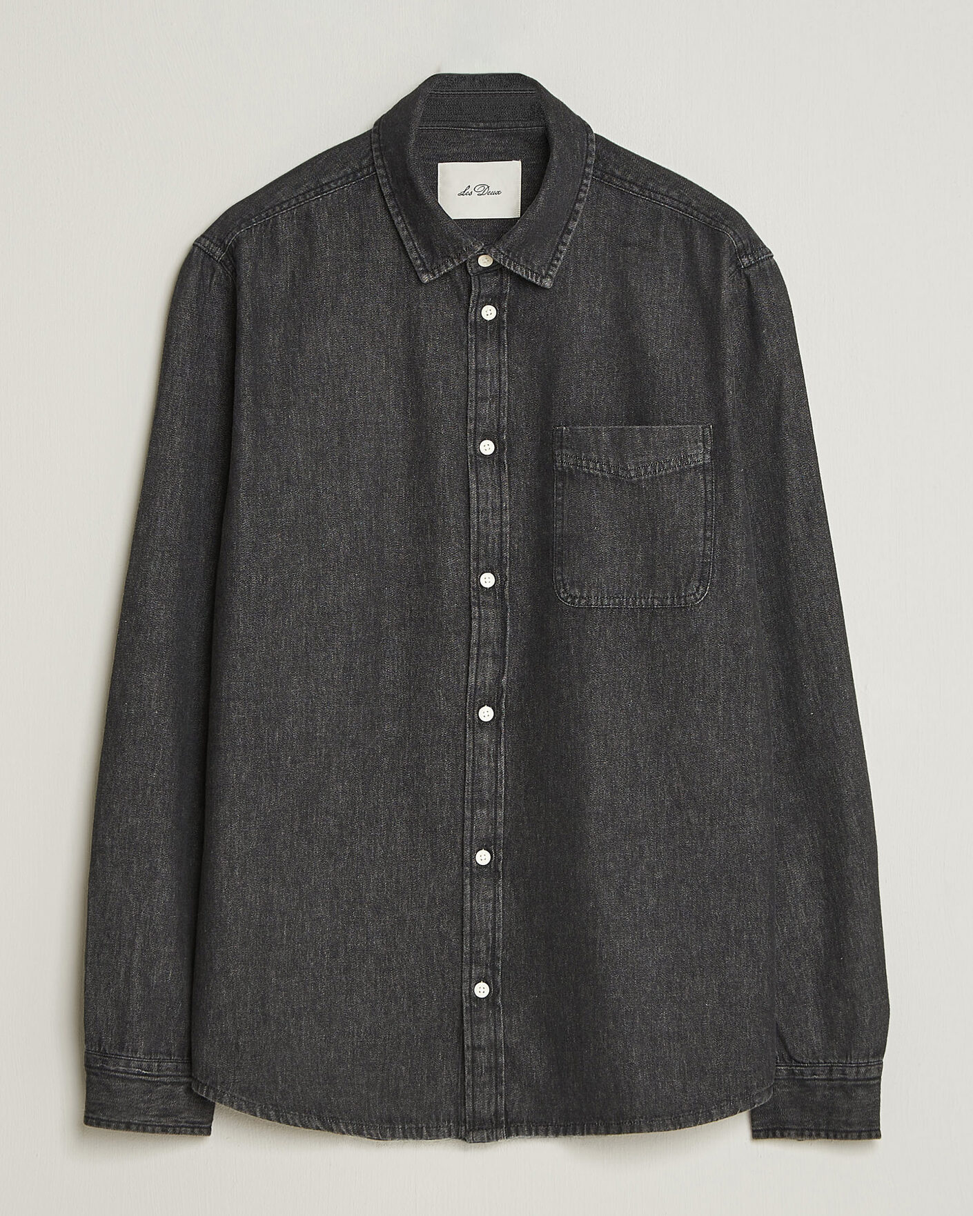 Uomini | Camicie | LES DEUX | Denim Shirt Black Wash
