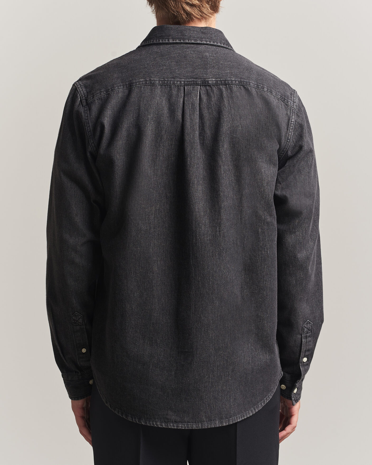Uomini | Camicie | LES DEUX | Denim Shirt Black Wash