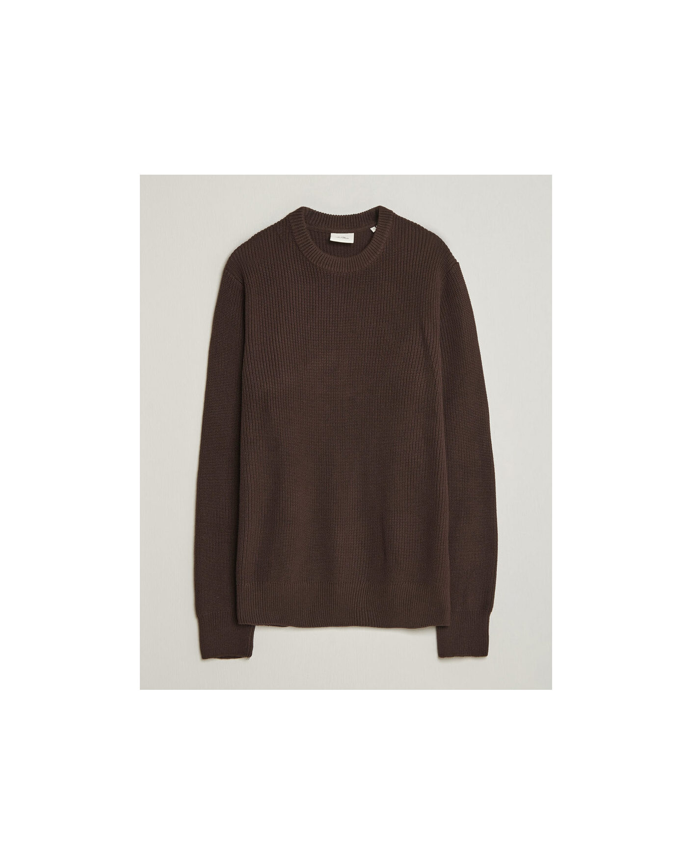 Uomini | Maglieria | LES DEUX | Rib Crewneck Knit Molé Brown