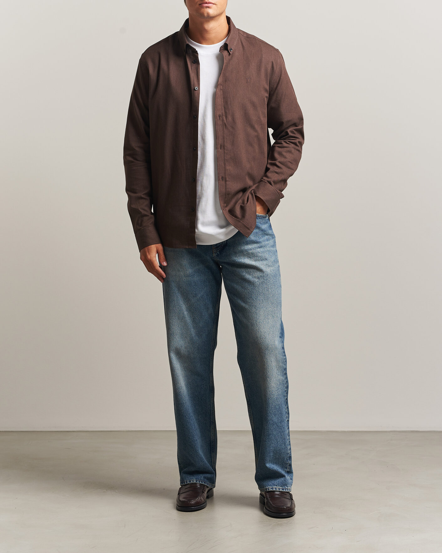 Uomini | Camicie | LES DEUX | Soft Flannel Shirt Delicioso