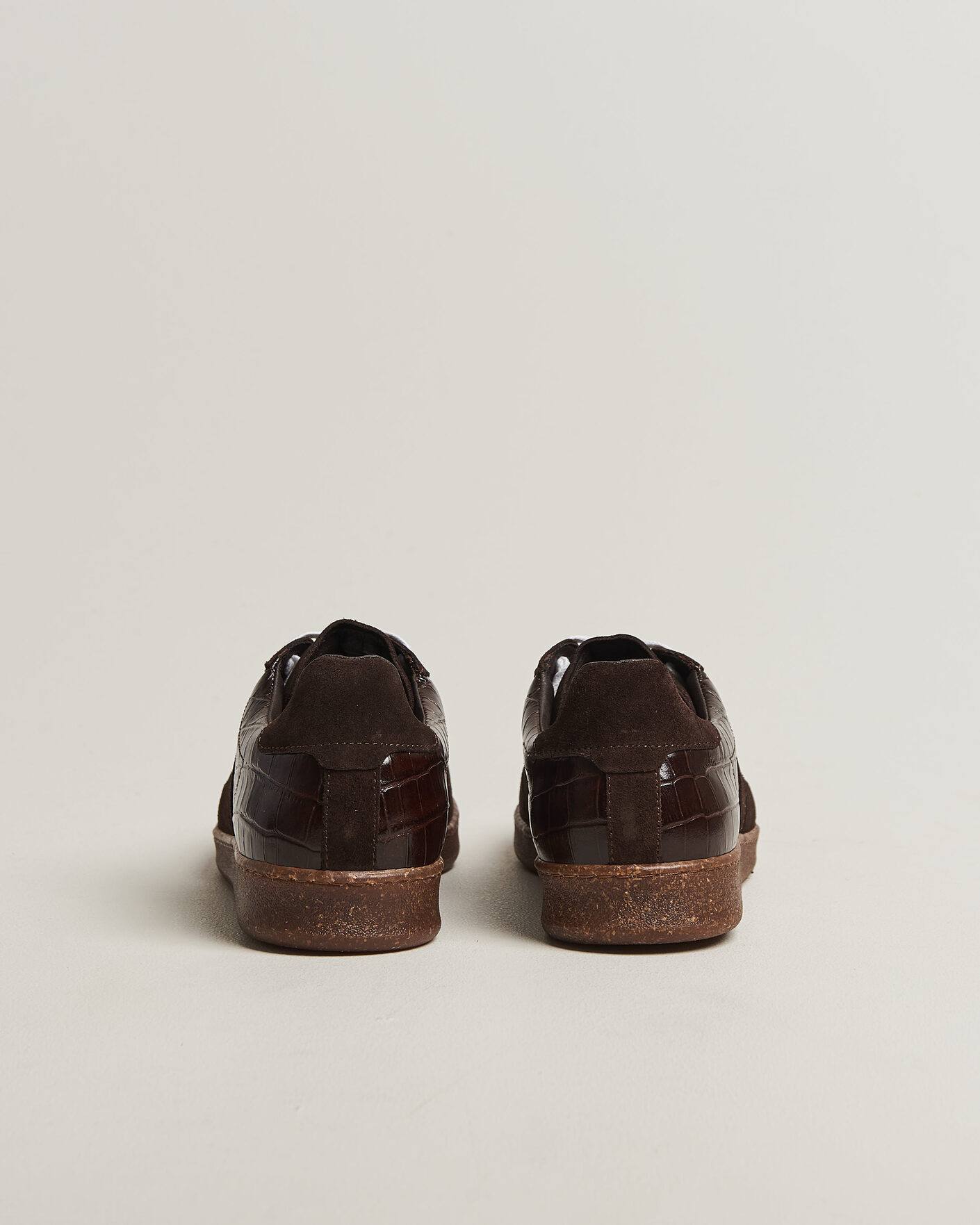Uomini | Sneakers | LES DEUX | Croco Sneaker Molé Brown