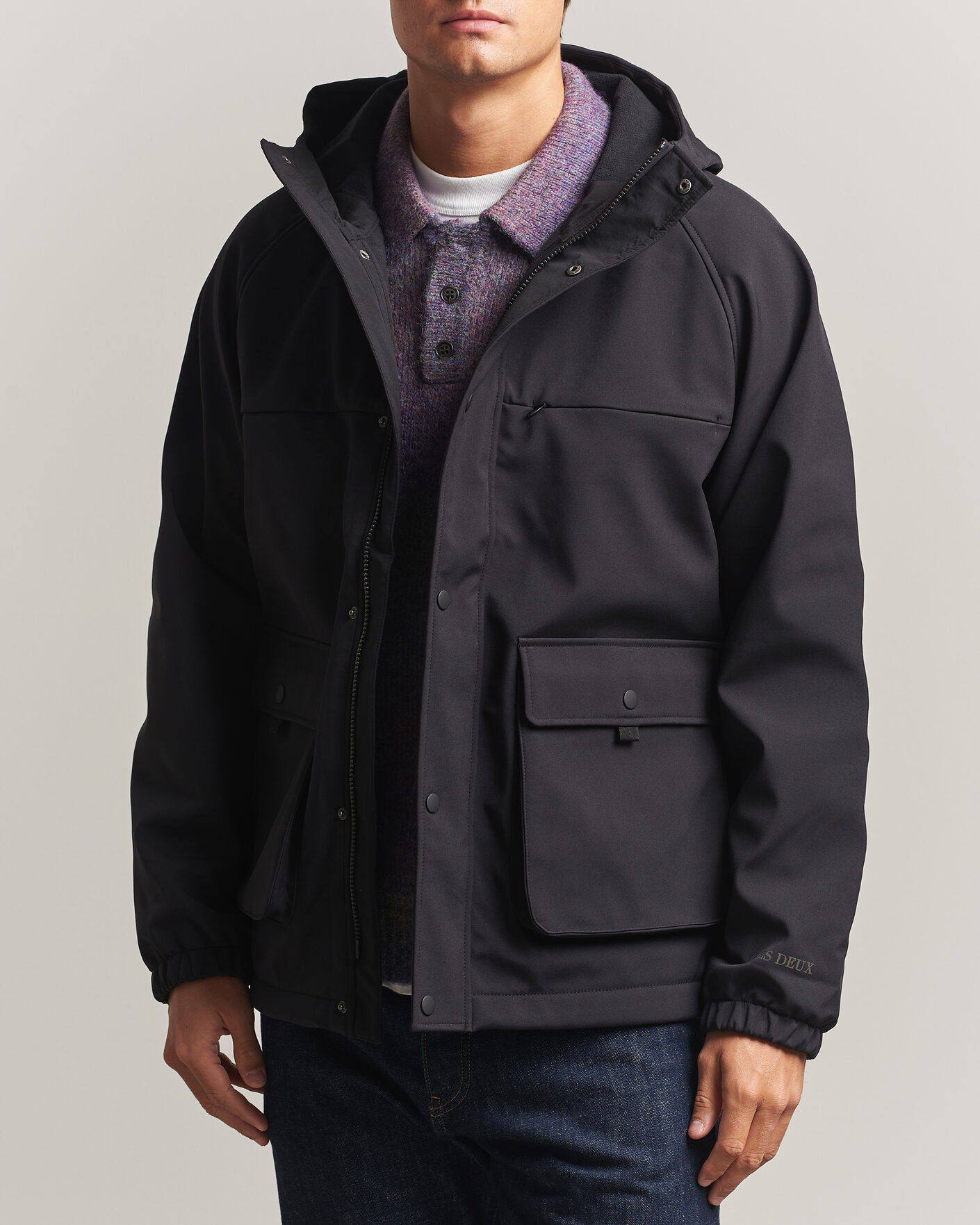 Uomini | Giacche | LES DEUX | Shell Jacket Black