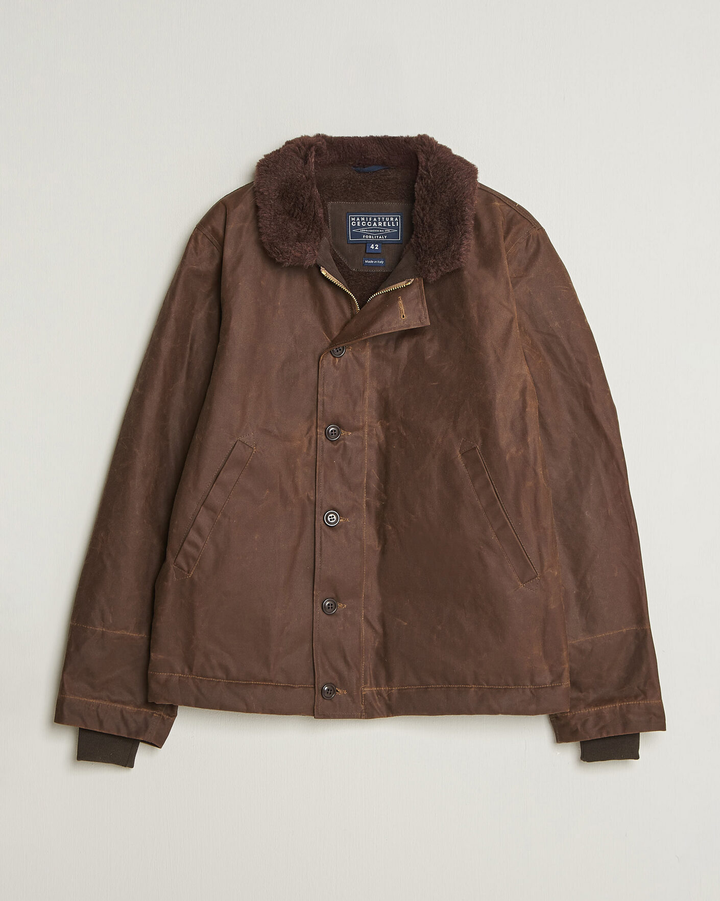 Uomini | Giacche | Manifattura Ceccarelli | Deck Jacket Dark Tan