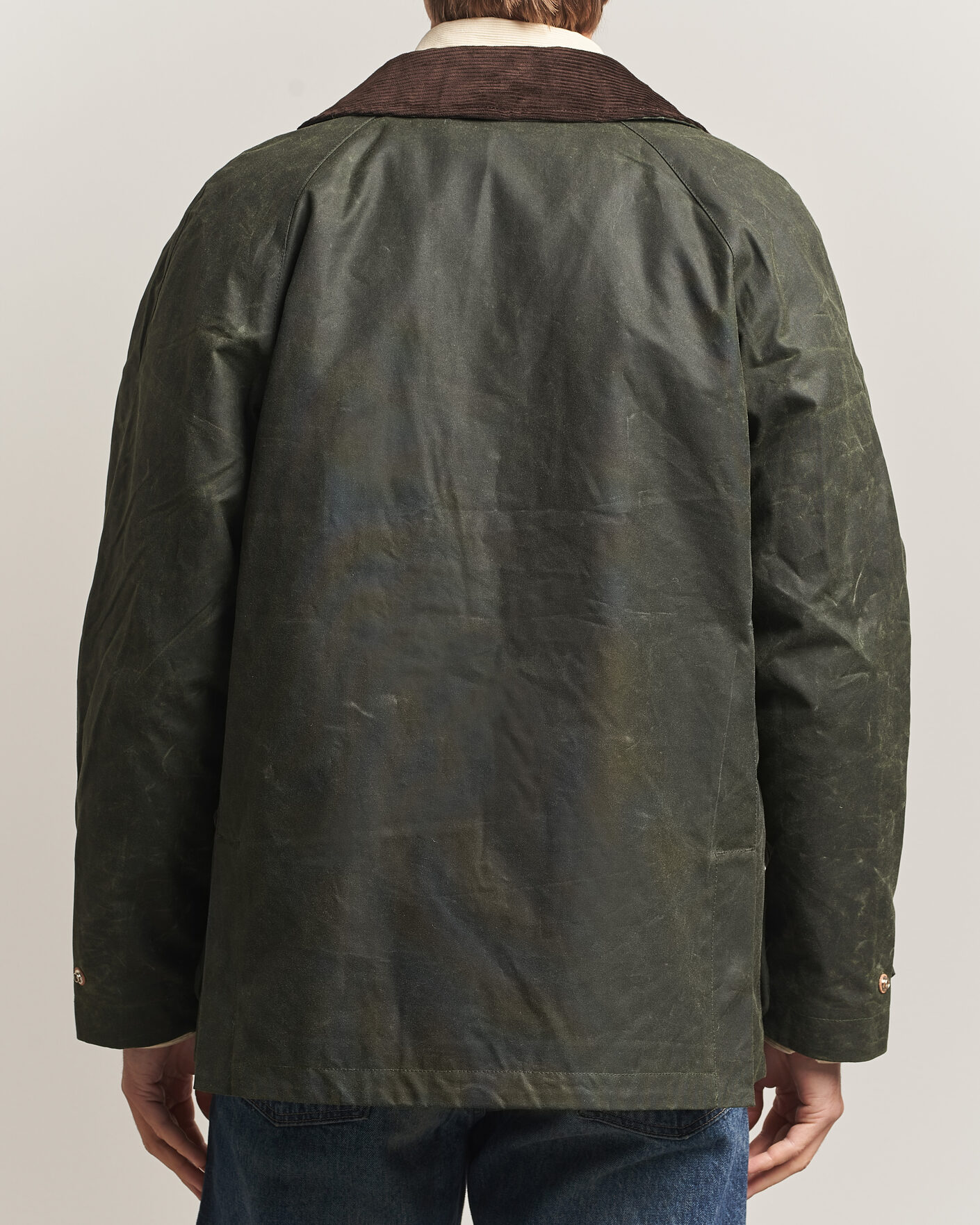 Uomini | Giacche | Manifattura Ceccarelli | Rain Caban Wax Cloth Dark Green
