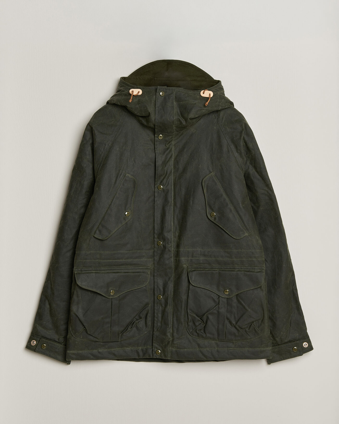 Uomini | Giacche | Manifattura Ceccarelli | New Fisherman Parka Dark Green