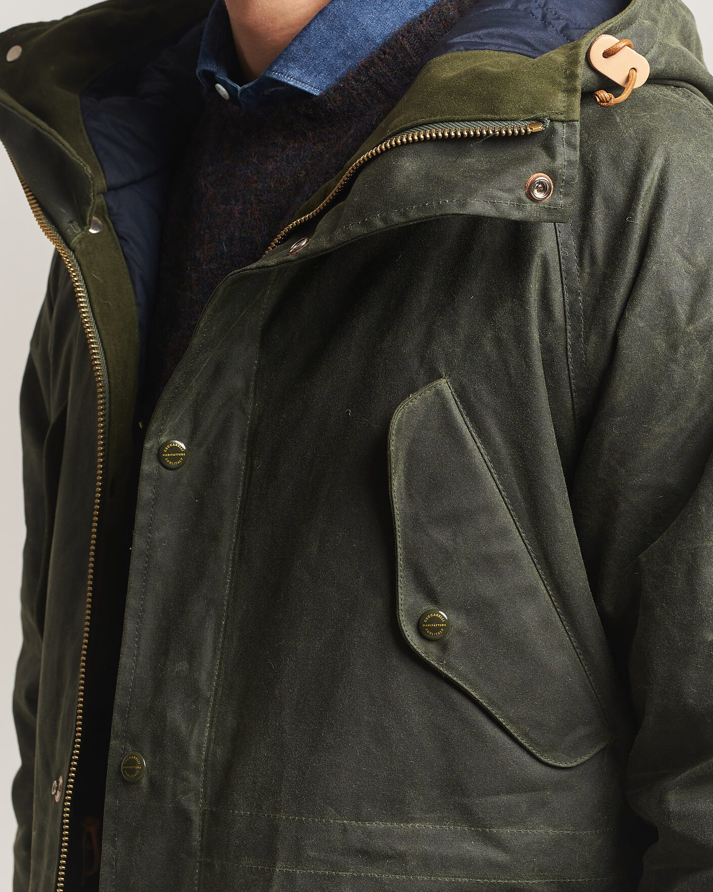 Uomini | Giacche | Manifattura Ceccarelli | New Fisherman Parka Dark Green