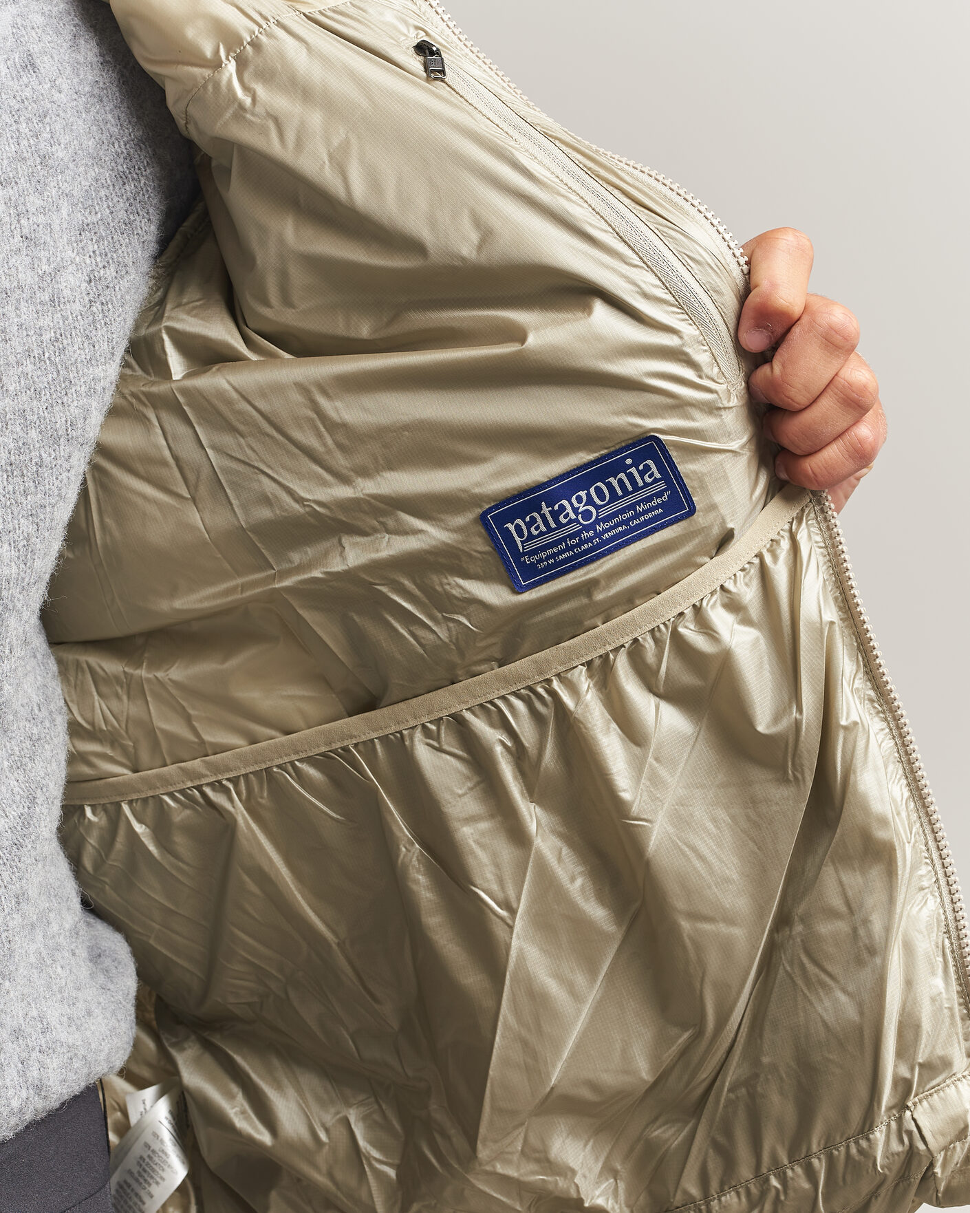 Uomini | Giacche | Patagonia | Fitz Roy Down Jacket Weathered Stone