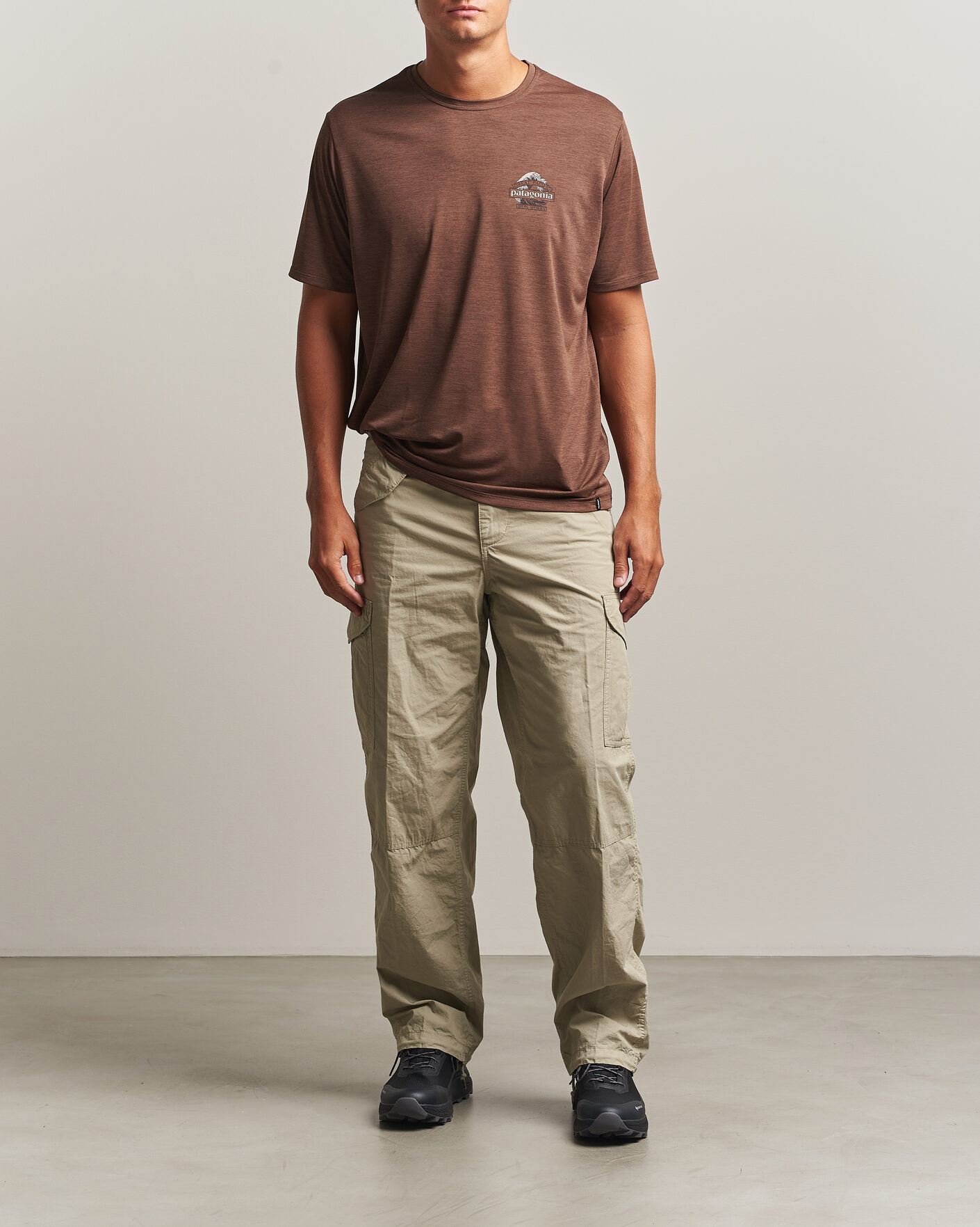 Uomini | T-shirt | Patagonia | Cap Cool Daily Shirt Berm Brown