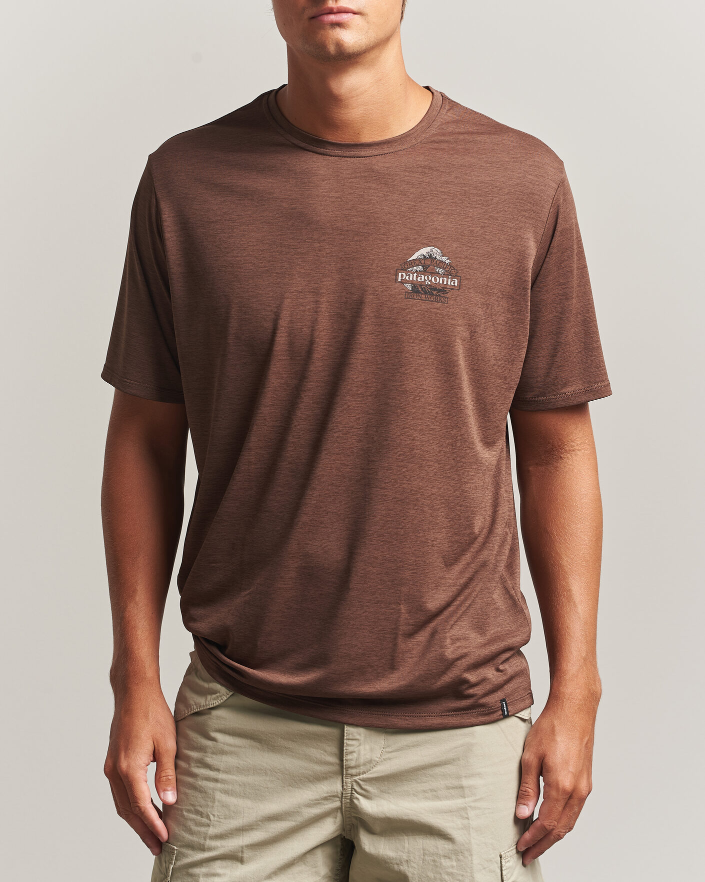 Uomini | T-shirt | Patagonia | Cap Cool Daily Shirt Berm Brown