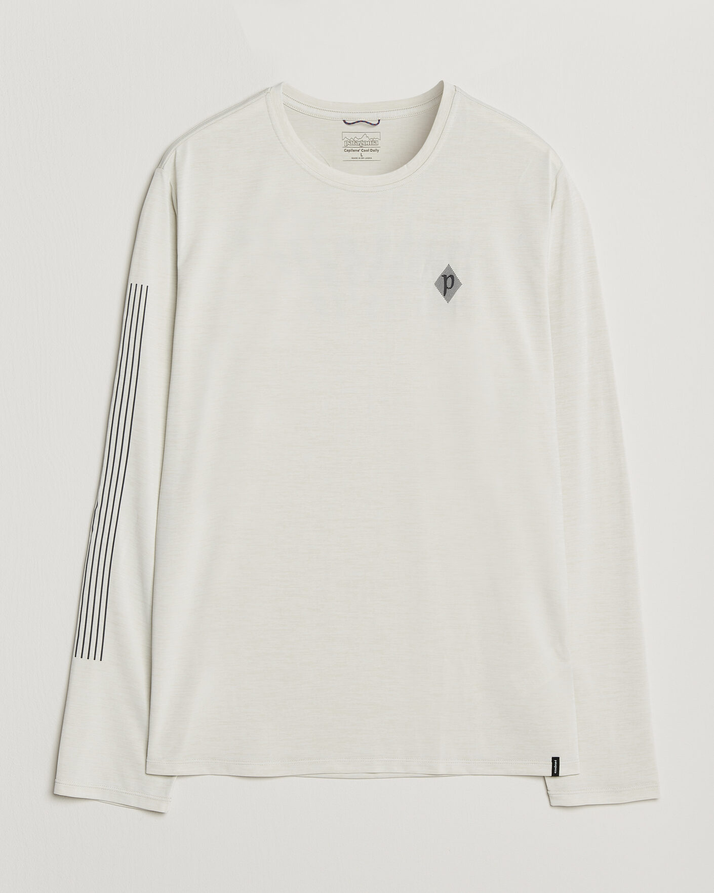 Uomini | T-shirt | Patagonia | Long Sleeve Cap Cool Shirt Dyno White