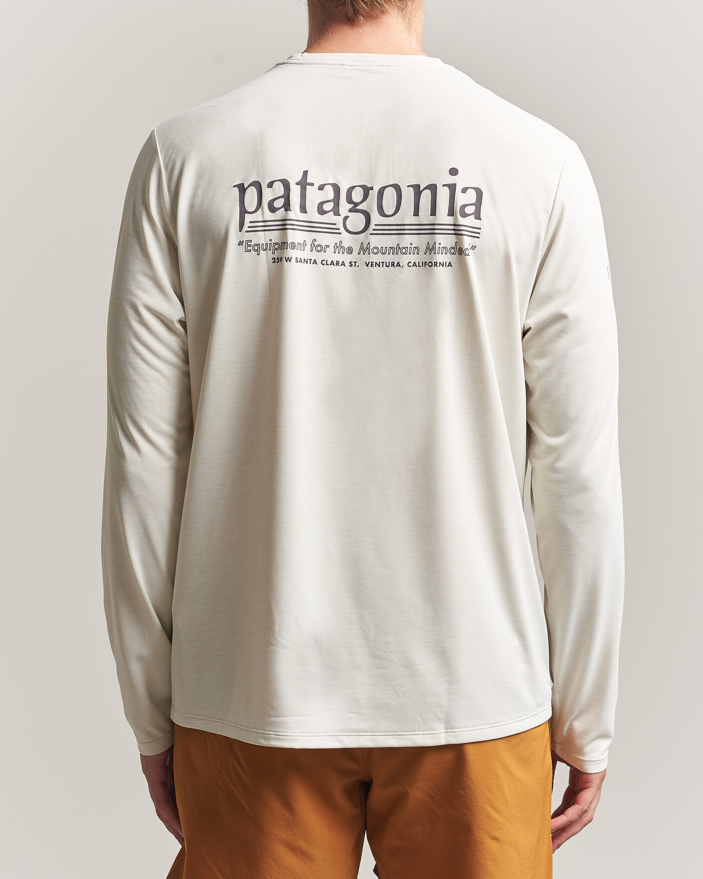 Uomini | T-shirt | Patagonia | Long Sleeve Cap Cool Shirt Dyno White