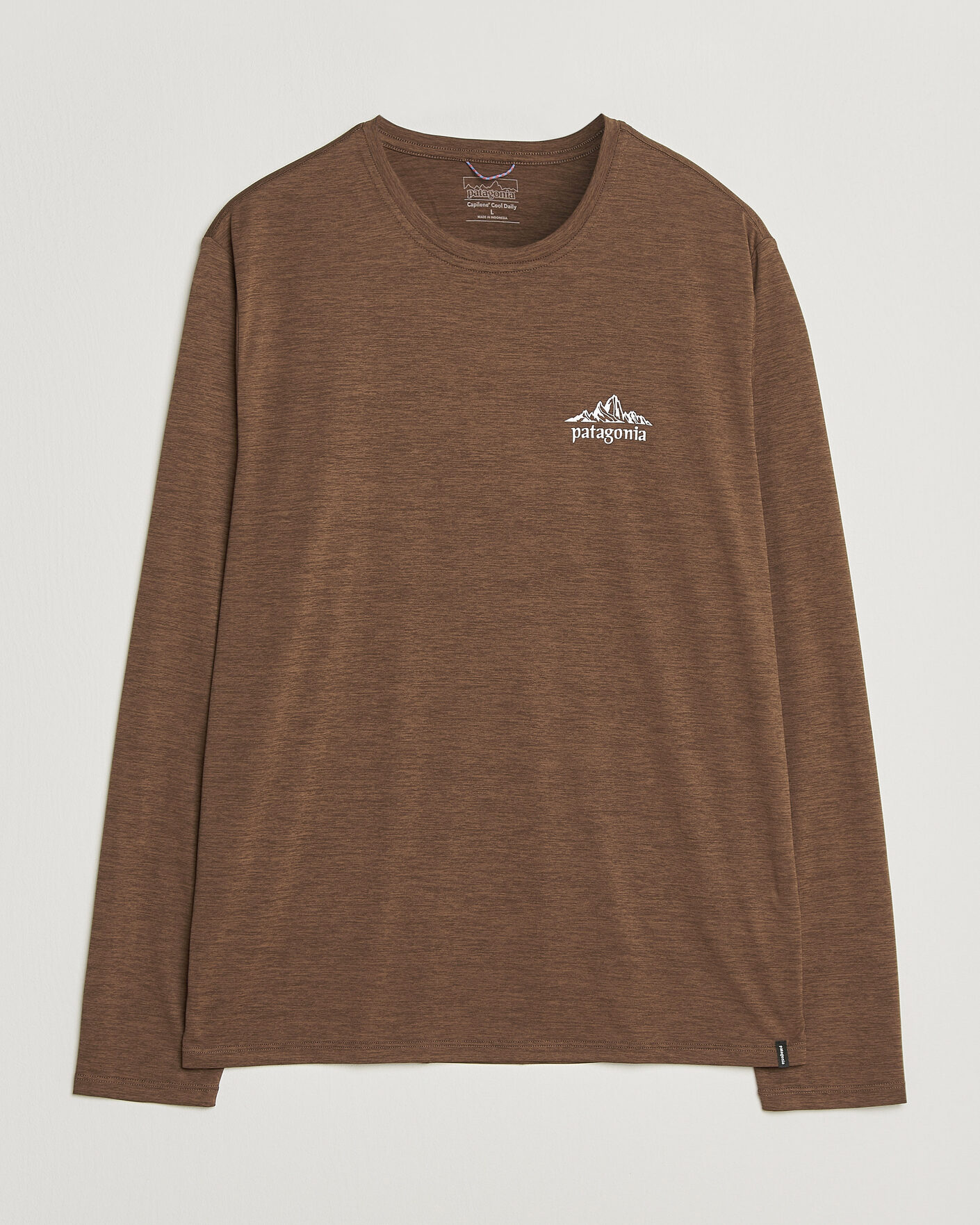 Uomini | T-shirt | Patagonia | Long Sleeve Cap Cool Shirt Berm Brown