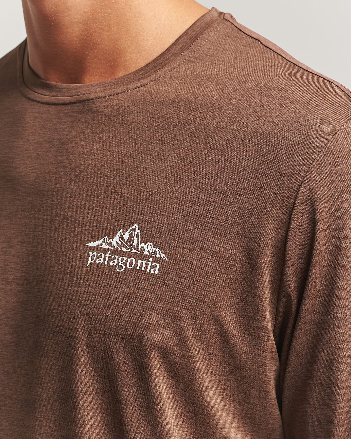 Uomini | T-shirt | Patagonia | Long Sleeve Cap Cool Shirt Berm Brown