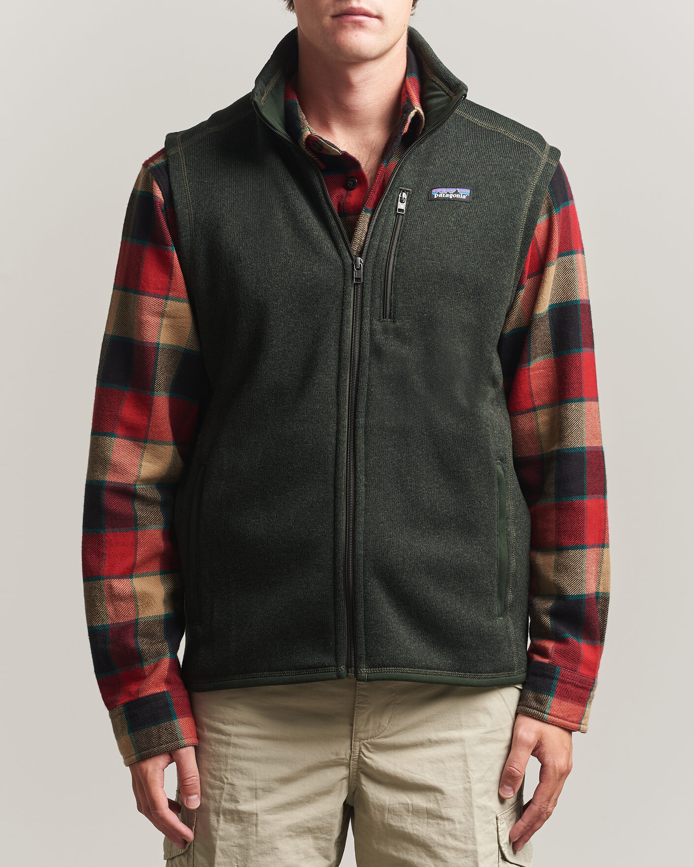 Uomini | Gilet | Patagonia | Better Sweater Vest Old Growth Green
