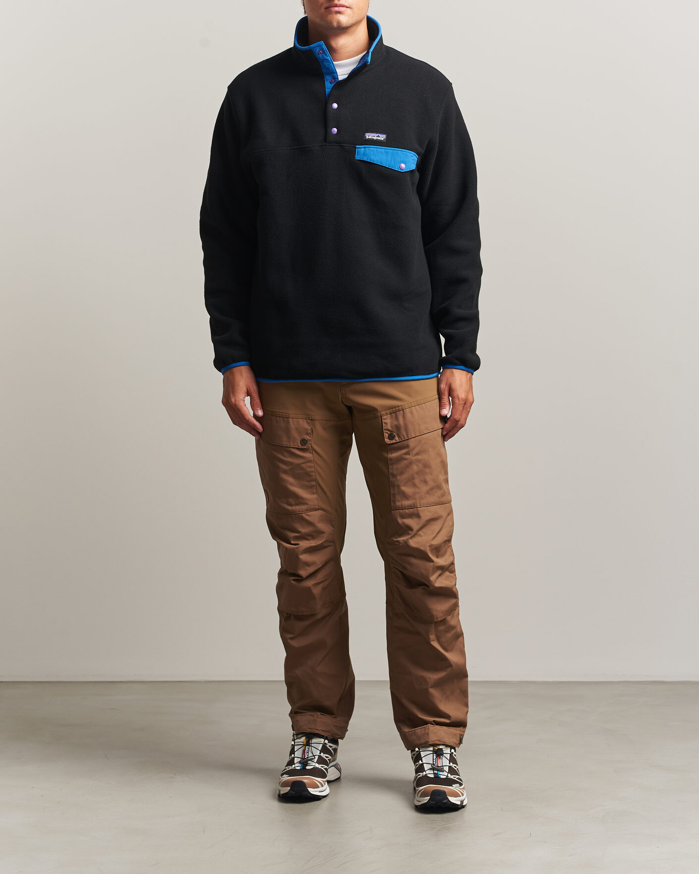Uomini | Maglieria | Patagonia | Synch Snap T Half Zip Fleece Black