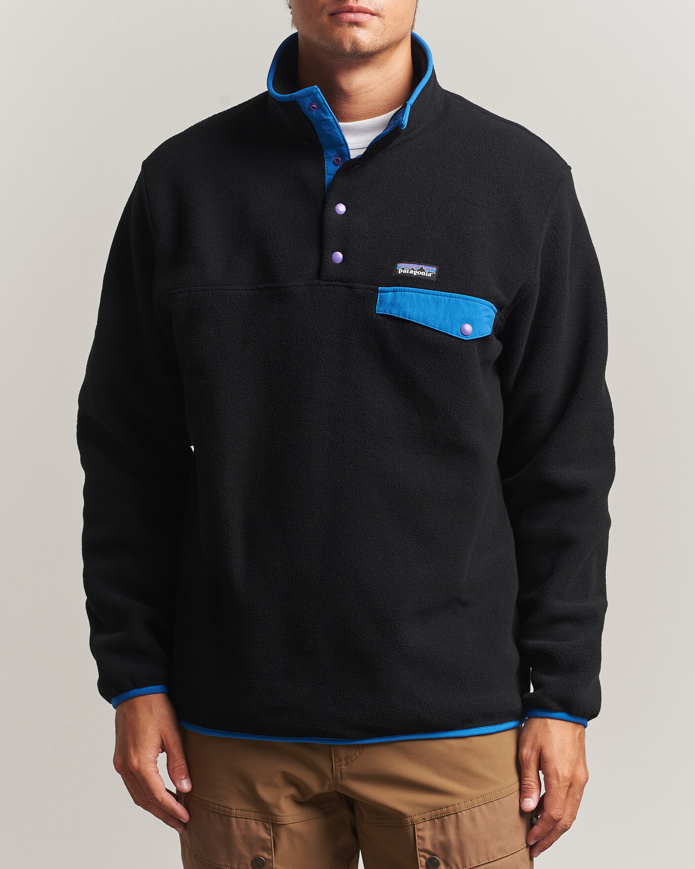 Uomini | Maglieria | Patagonia | Synch Snap T Half Zip Fleece Black