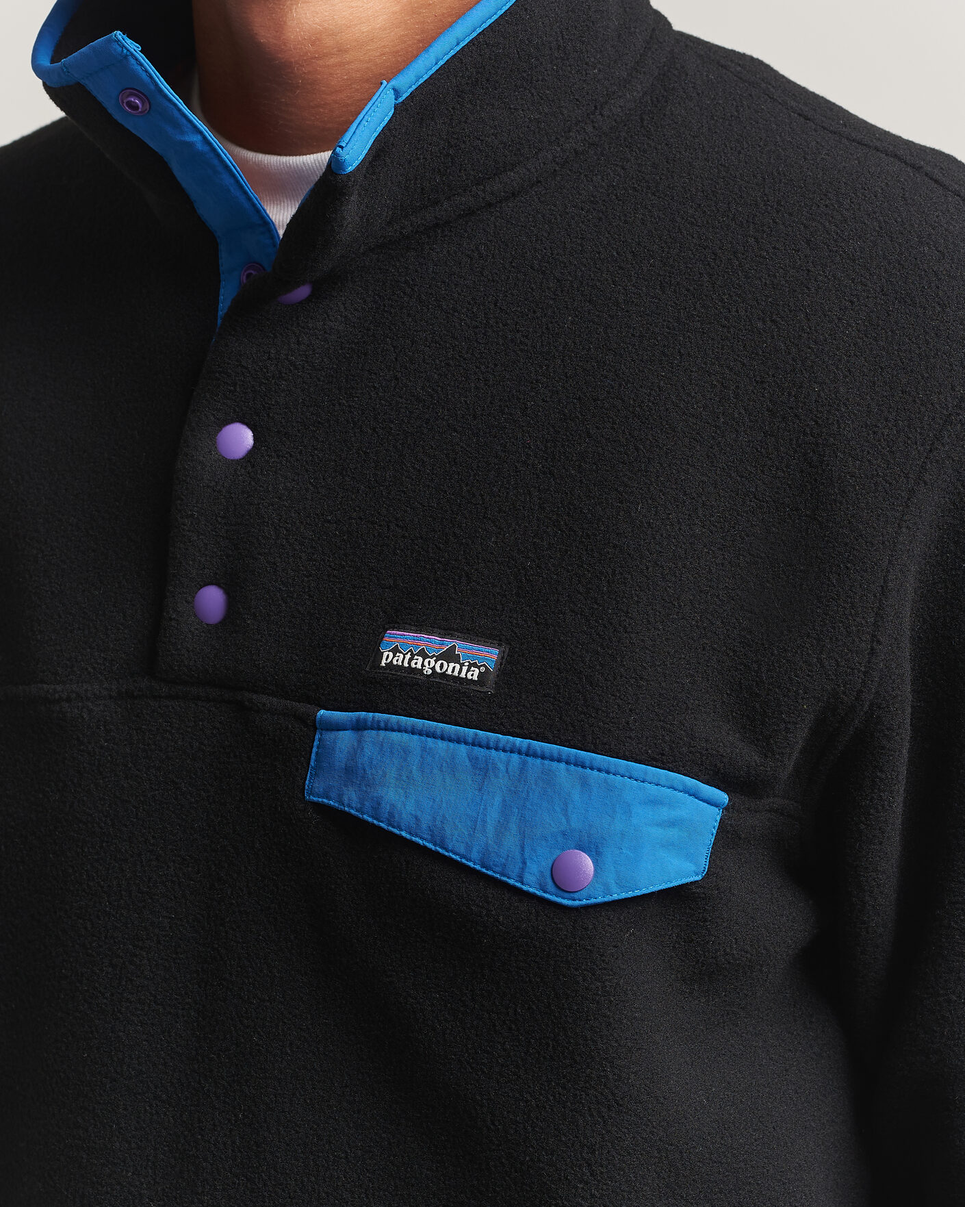 Uomini | Maglieria | Patagonia | Synch Snap T Half Zip Fleece Black