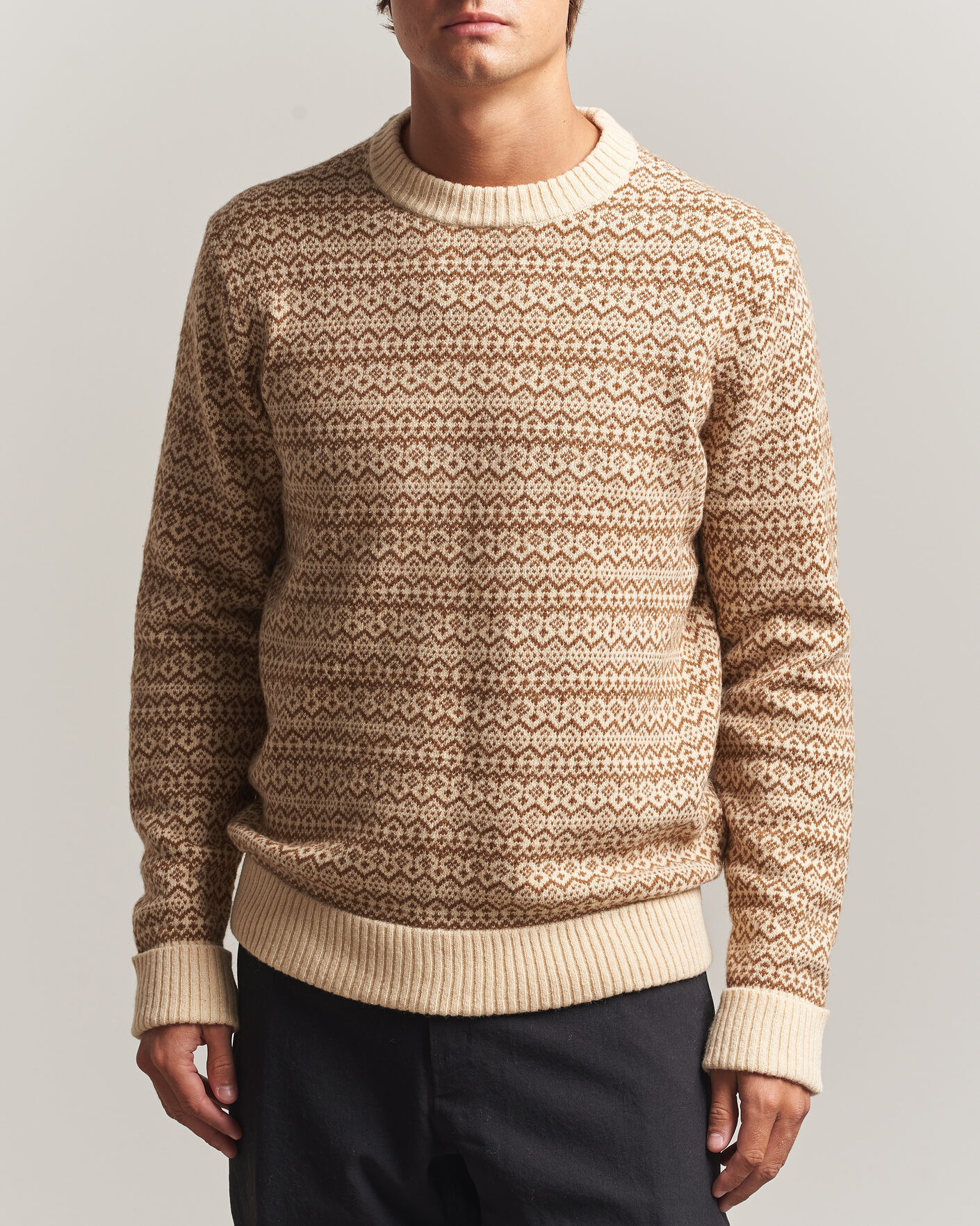 Uomini | Maglieria | Patagonia | Recycled Wool Blend Sweater Snow Squail Natural