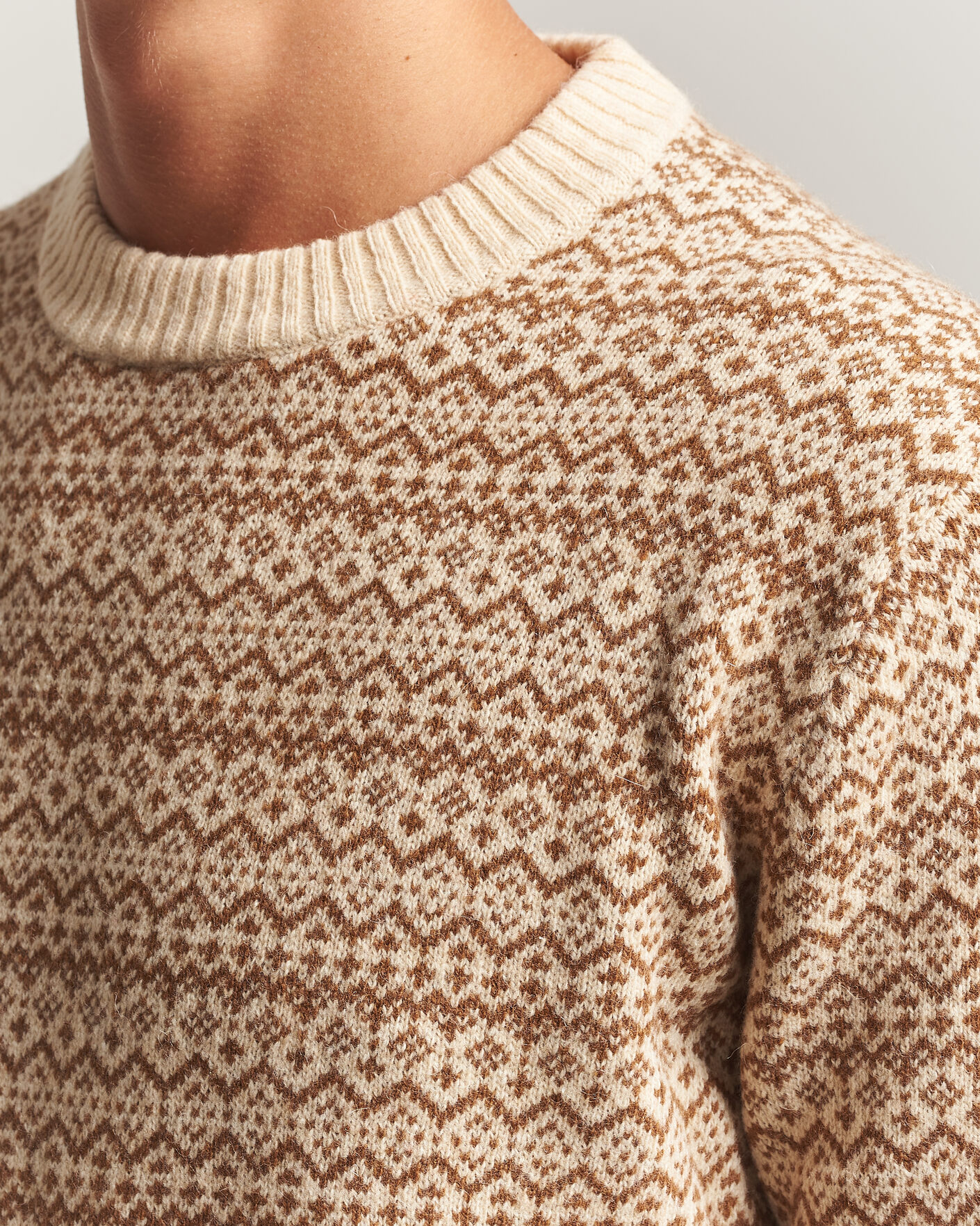 Uomini | Maglieria | Patagonia | Recycled Wool Blend Sweater Snow Squail Natural