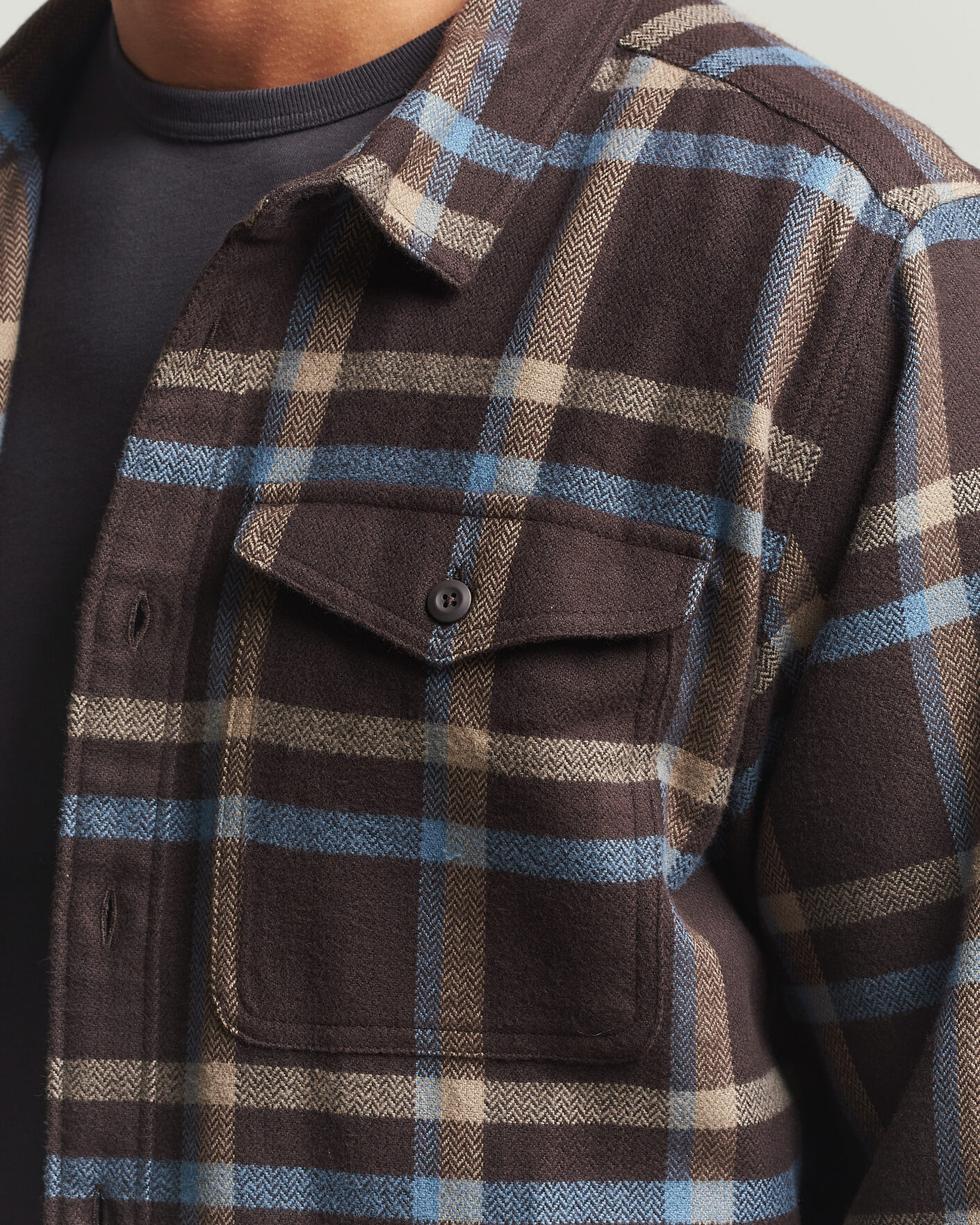 Uomini | Camicie | Patagonia | Fjord Flannel Shirt Den Brown