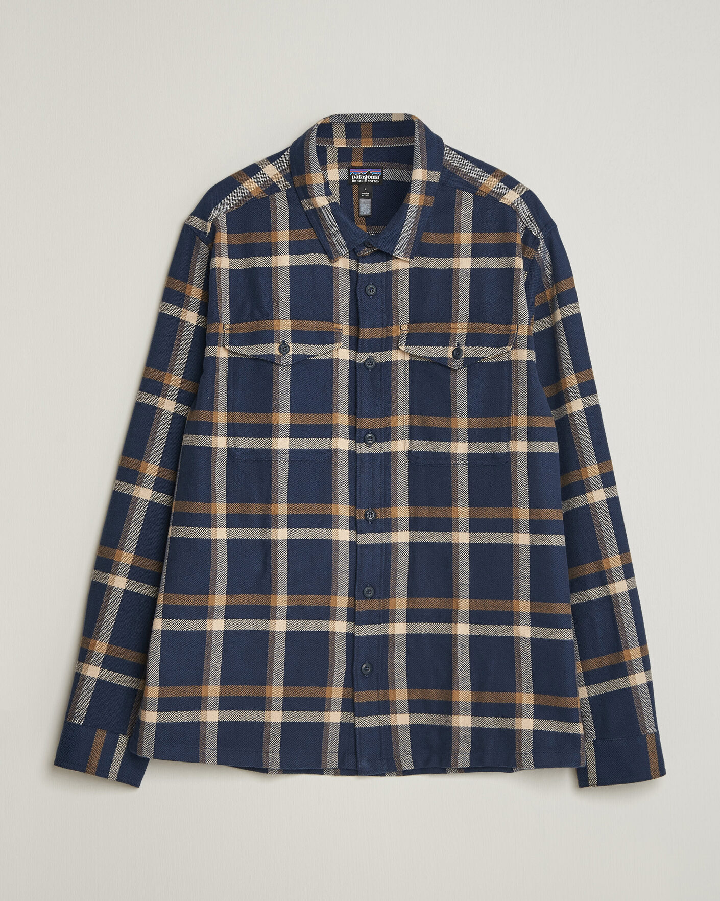 Uomini | Camicie | Patagonia | Fjord Flannel Shirt New Navy