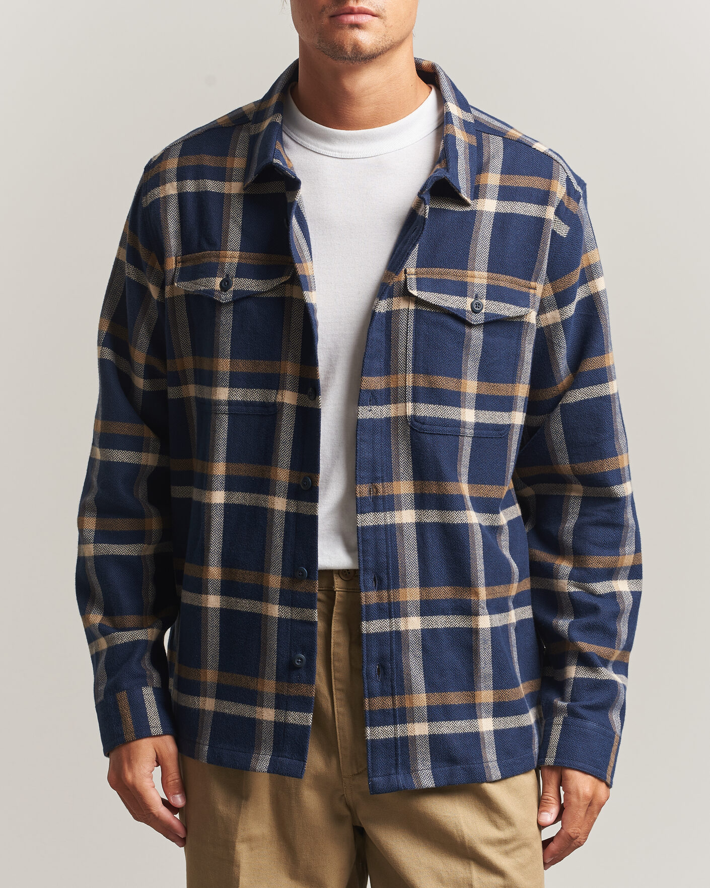 Uomini | Camicie | Patagonia | Fjord Flannel Shirt New Navy