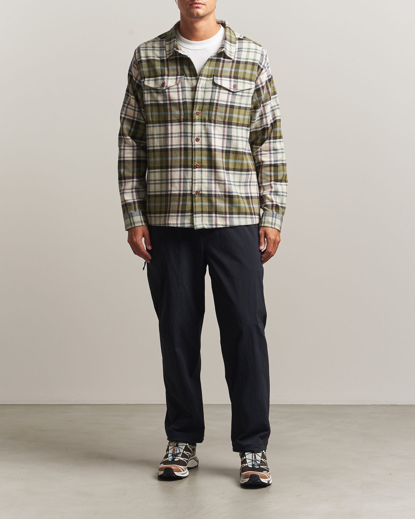 Uomini | Camicie | Patagonia | Fjord Flannel Shirt Weathered Stone