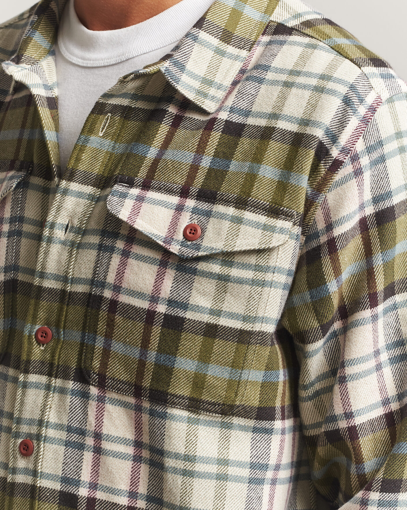 Uomini | Camicie | Patagonia | Fjord Flannel Shirt Weathered Stone
