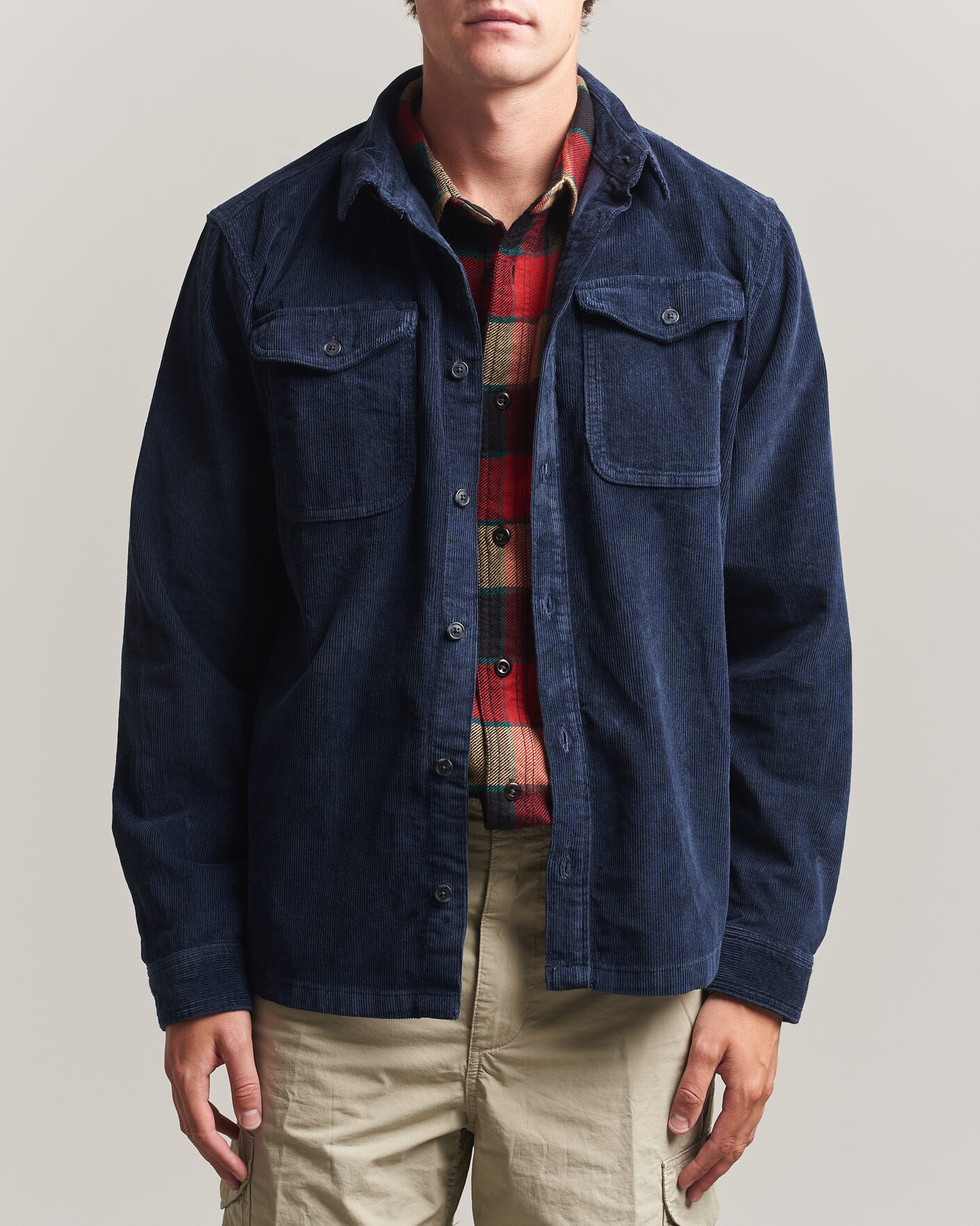 Uomini | Camicie | Patagonia | Corduroy Shirt New Navy