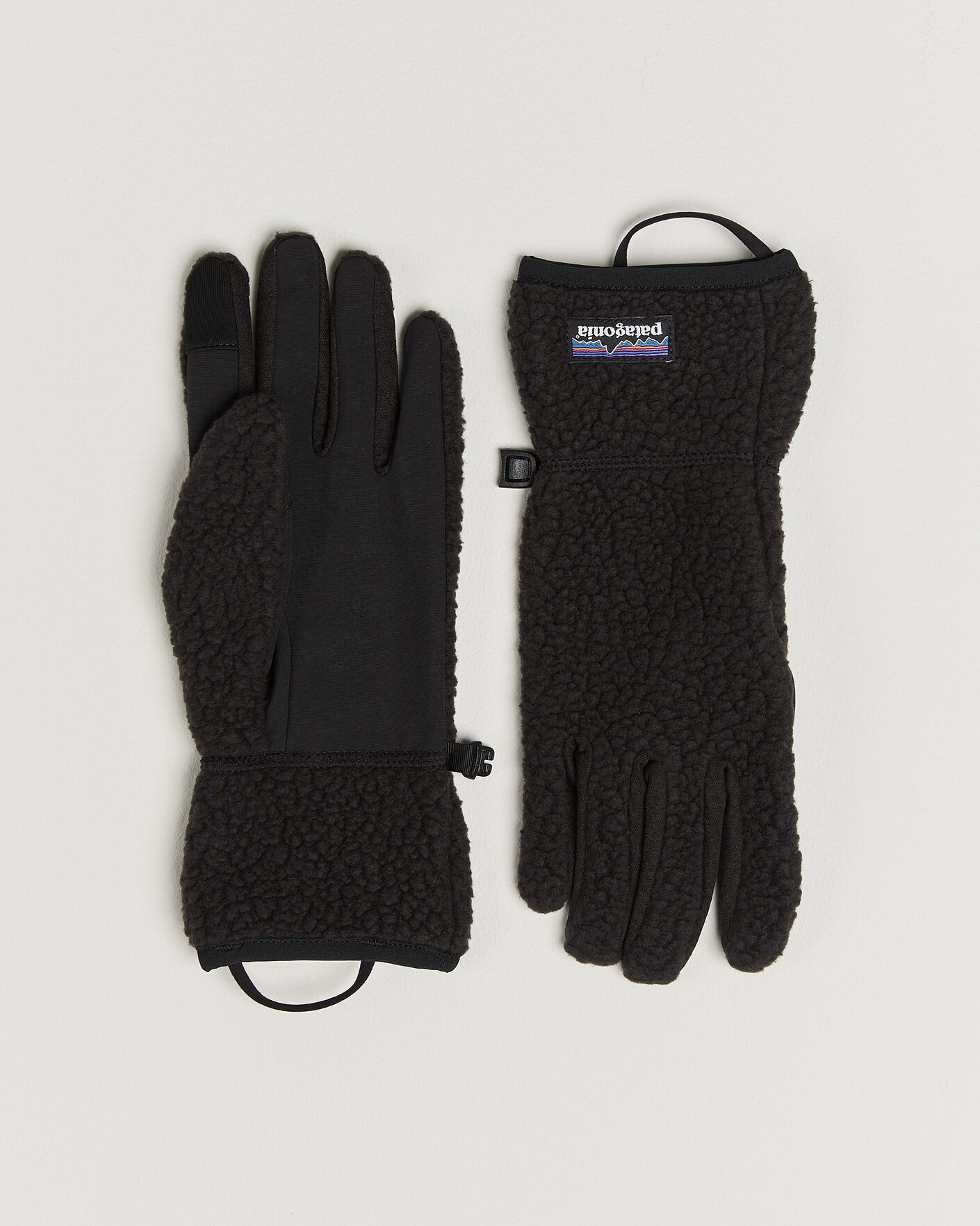 Uomini | Guanti | Patagonia | Retro Pile Gloves Black